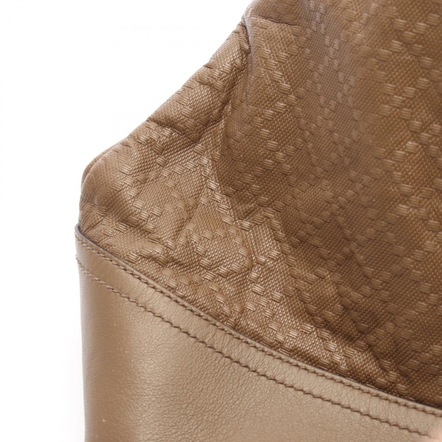 Gucci Brown Leather Tote Bag