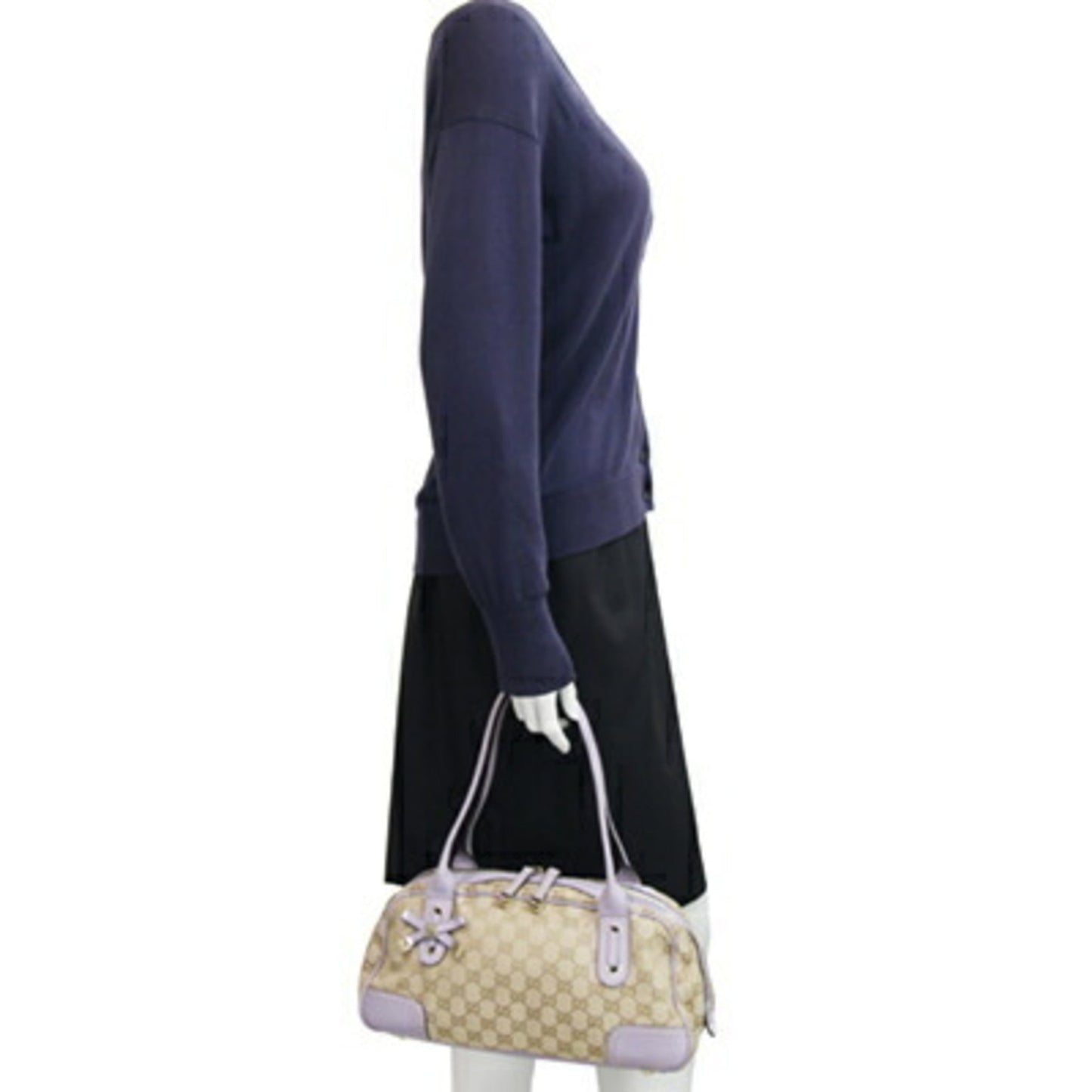 Gucci Beige Canvas Handbag