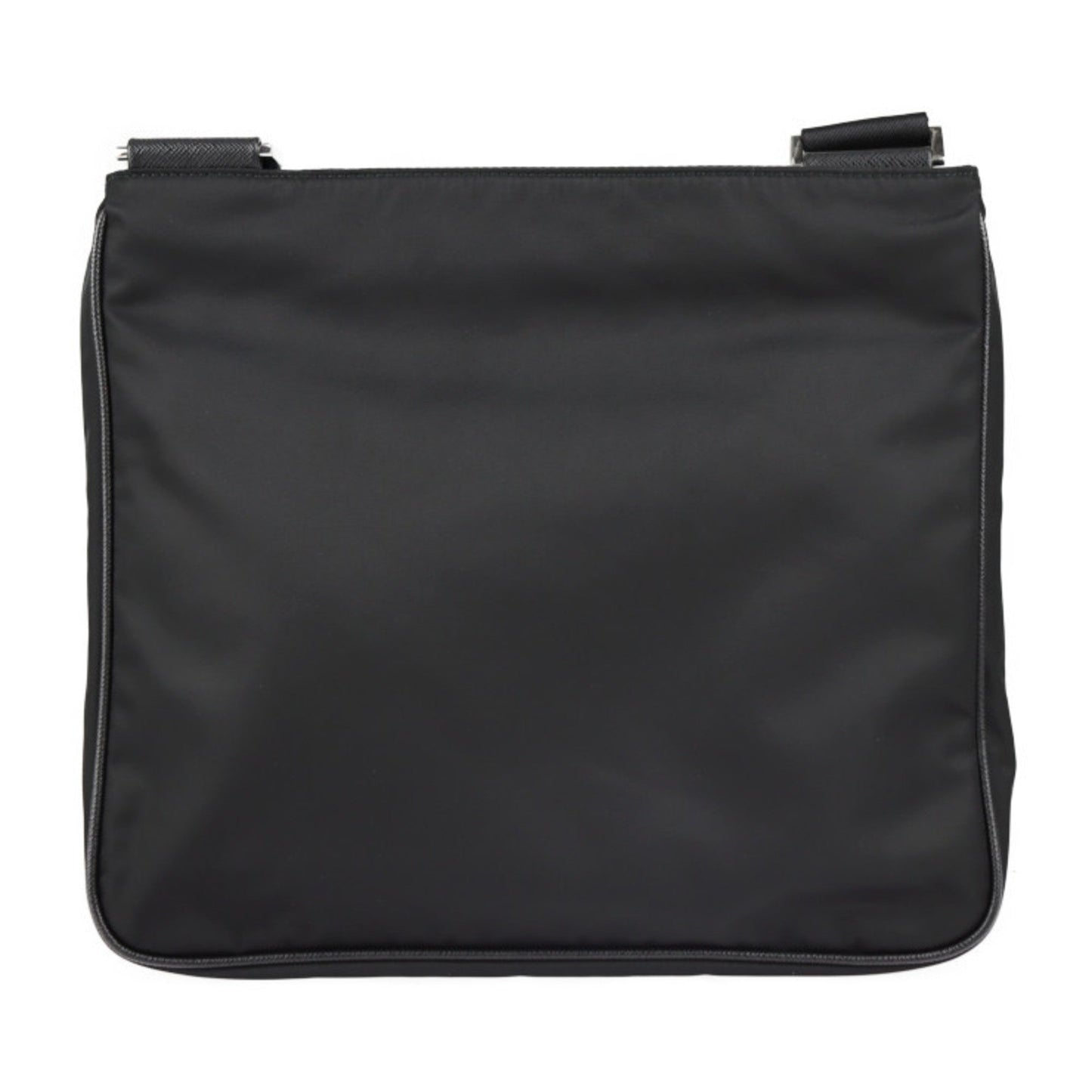 Prada Shoulder Bag Fittings Nylon Metal Black
