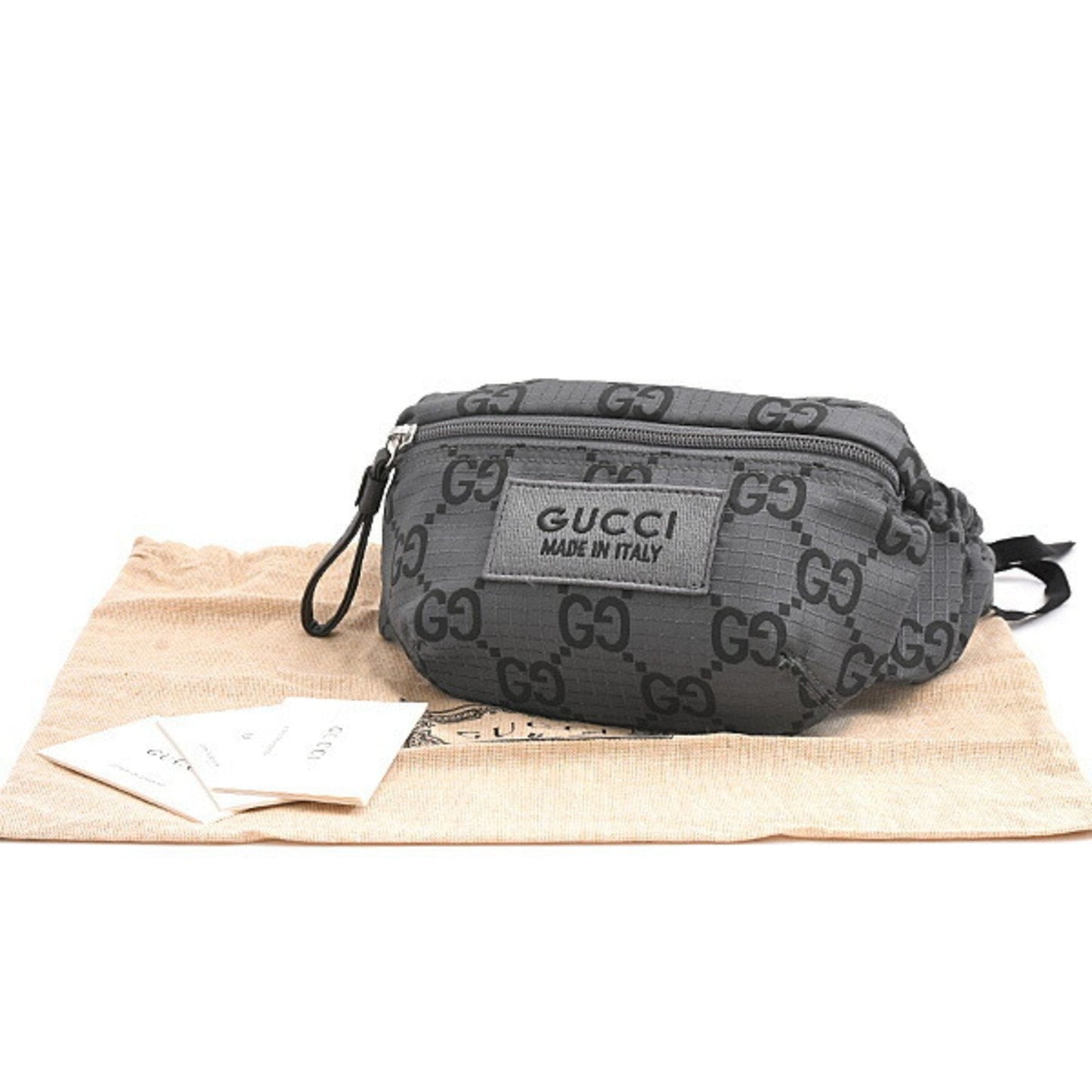 Gucci Gray Polyester Sling Bag