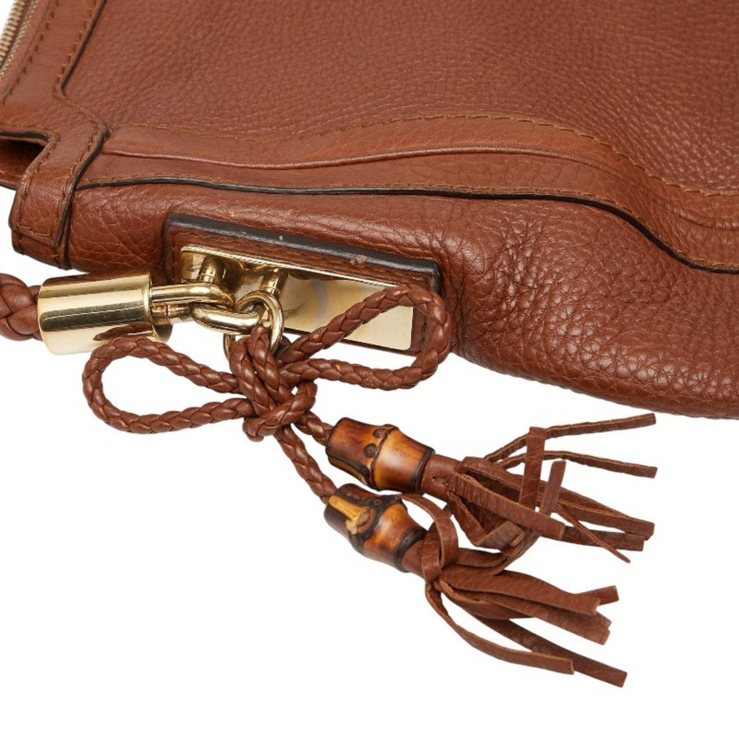 Gucci Brown Leather Shoulder Bag