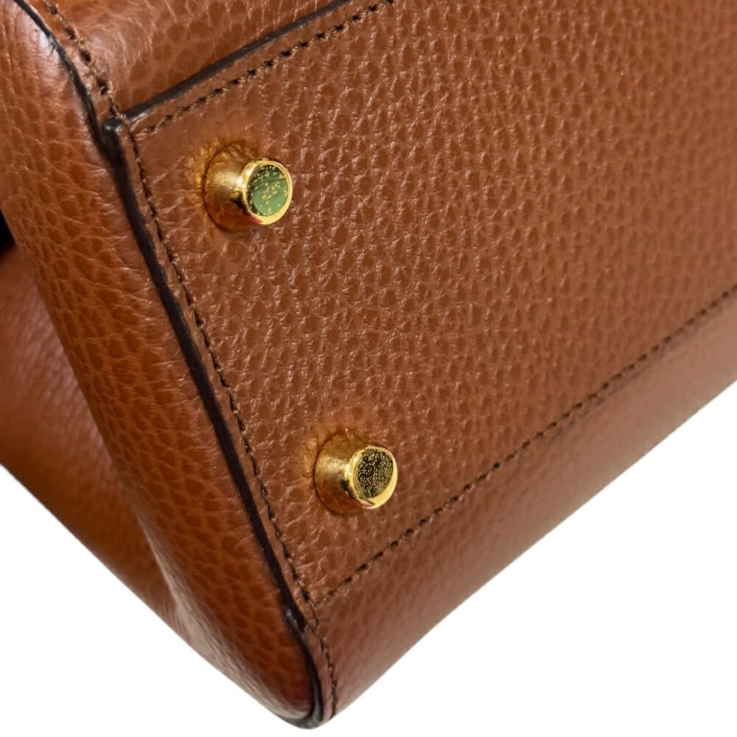 Gucci Blue Brown Denim Leather Shoulder Bag