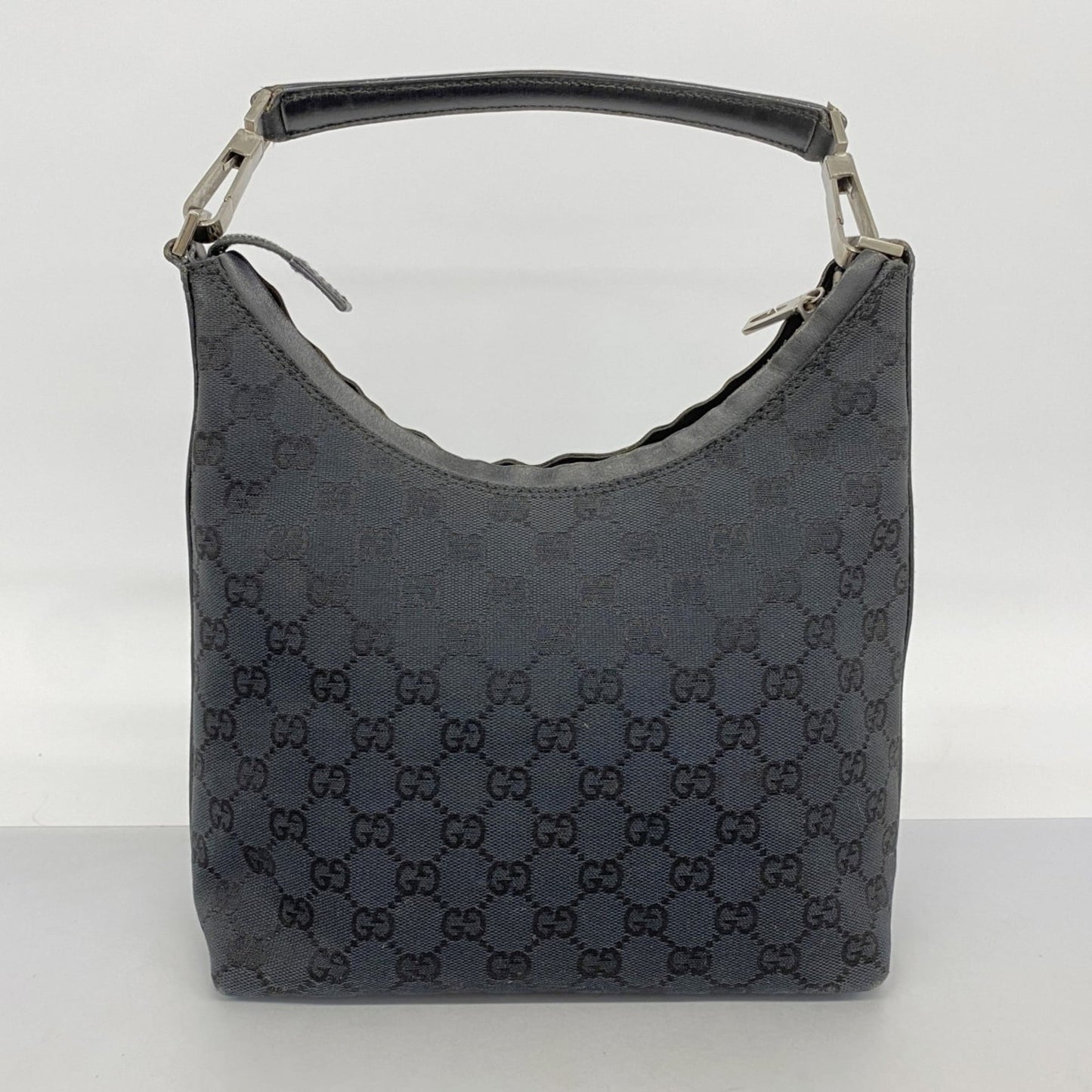 Gucci Black Canvas Shoulder Bag