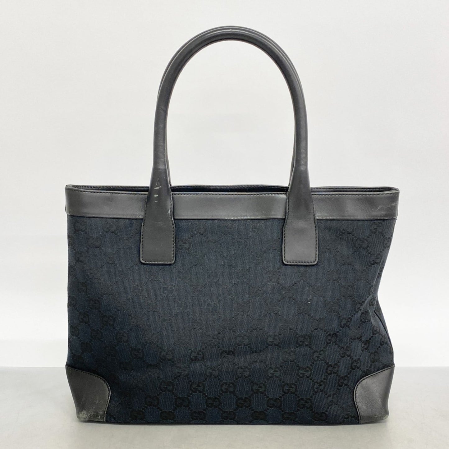 Gucci Black Canvas Tote Bag