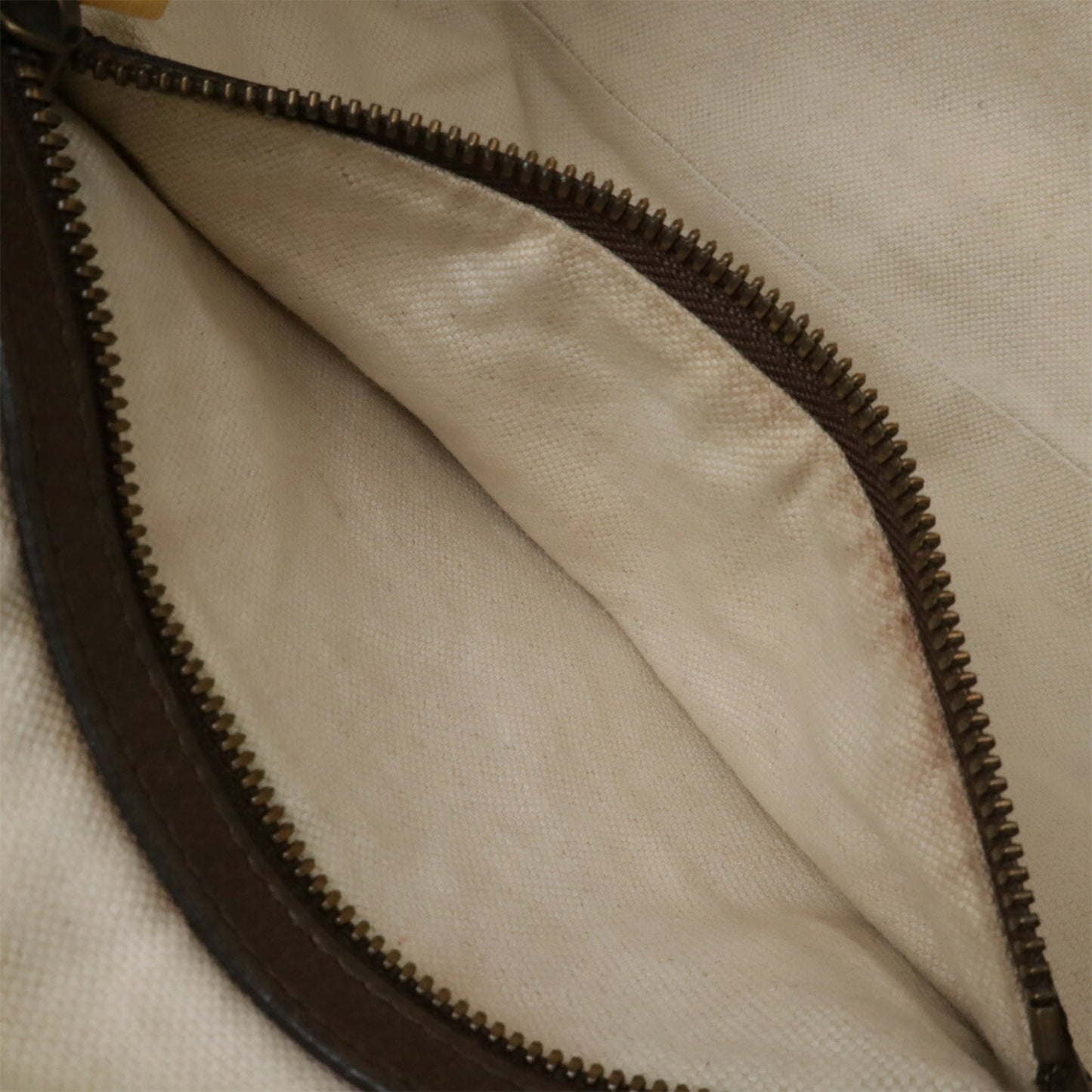 Gucci Beige Brown Green Red Color Gg Supreme Leather Shoulder Bag