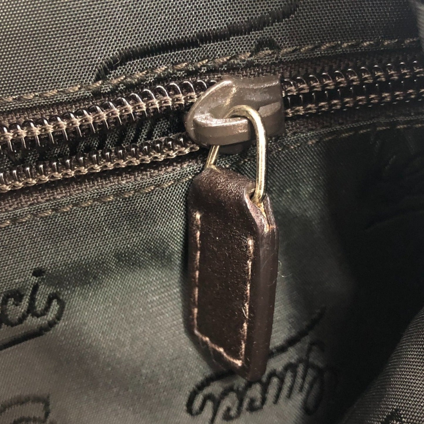 Gucci Brown Leather Handbag Tote Bag