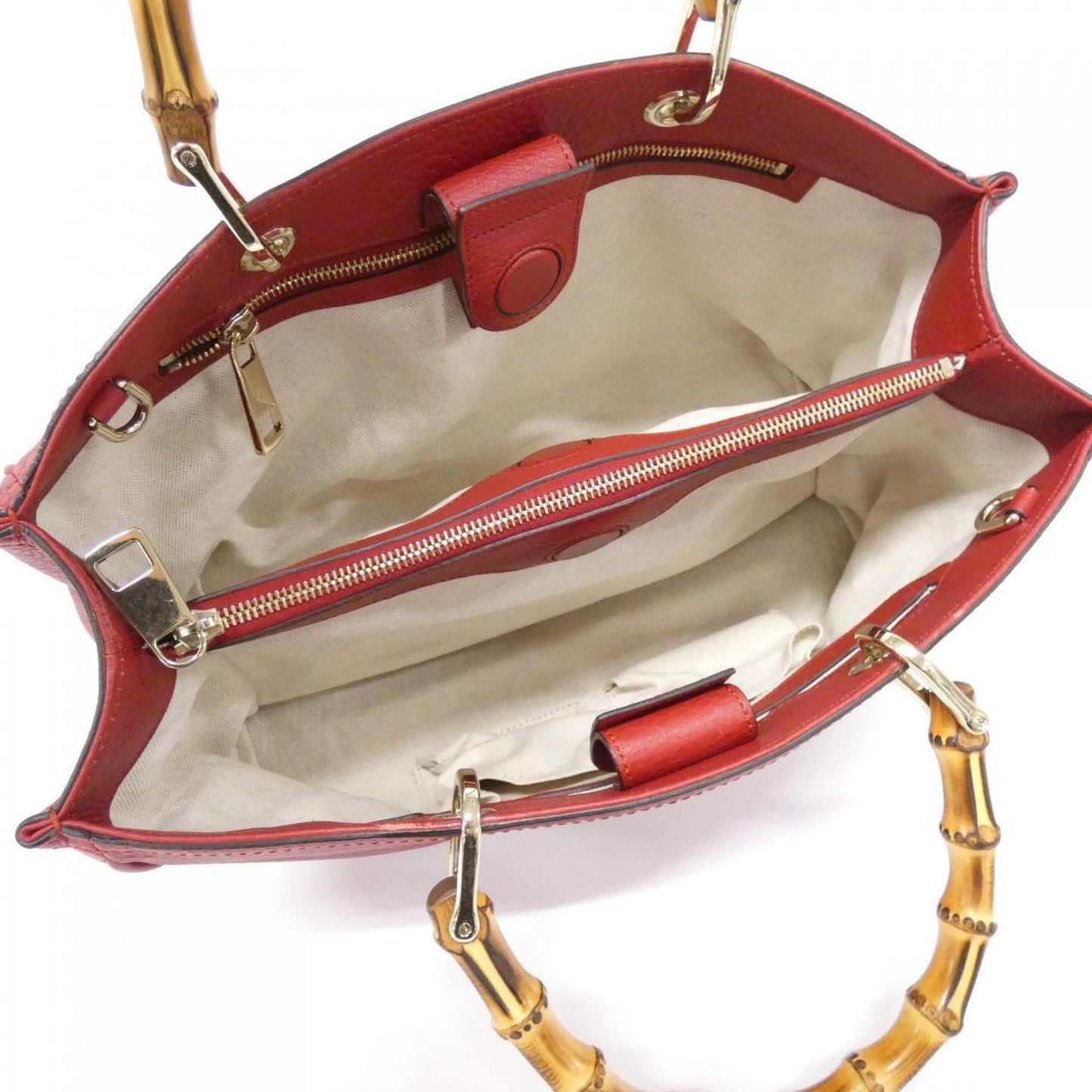 Gucci Dark Red Leather Handbag