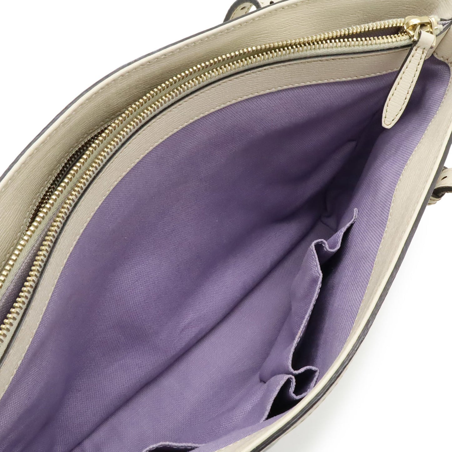 Gucci White Leather Shoulder Bag Tote Bag