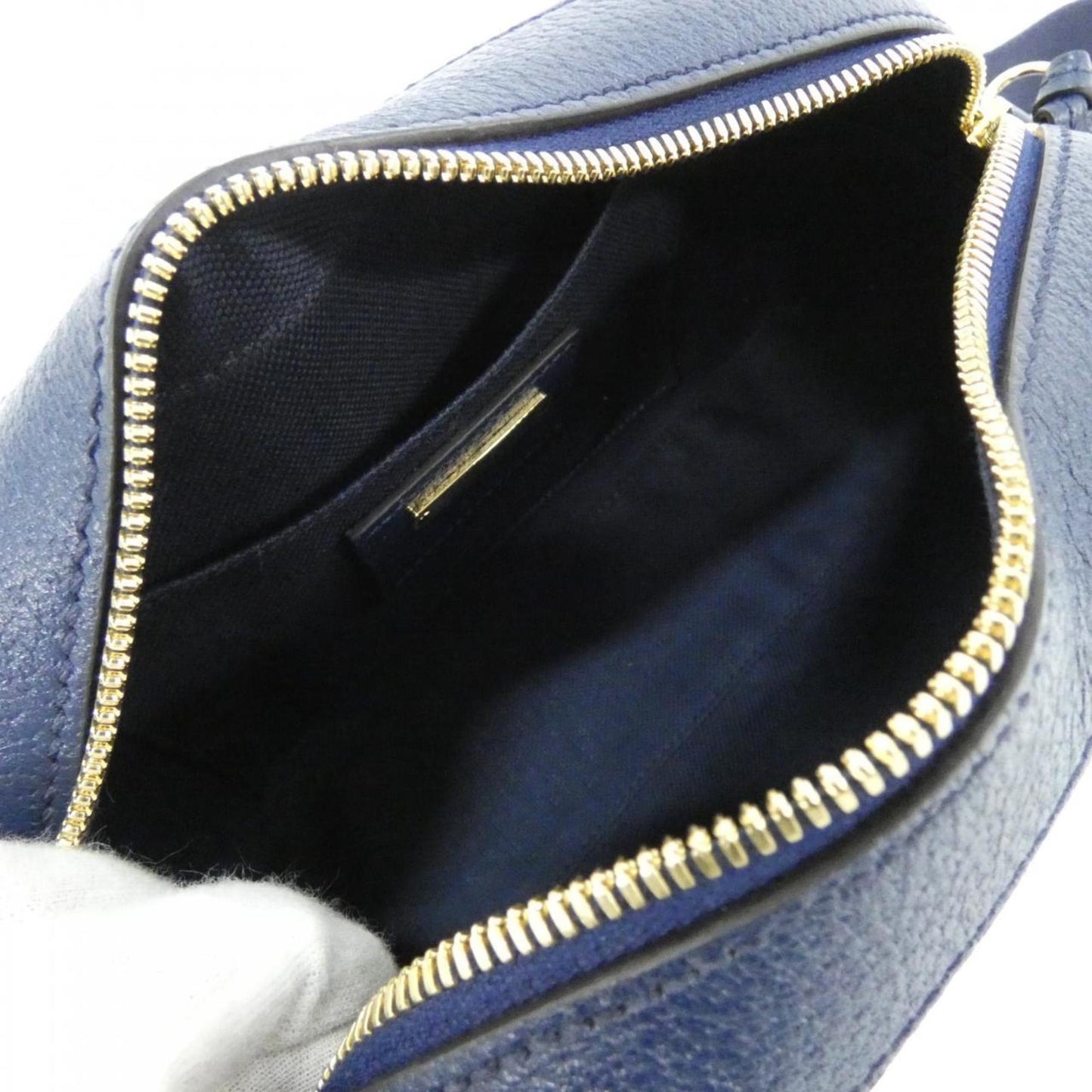 Gucci Blue Orange Coated Canvas Shoulder Bag