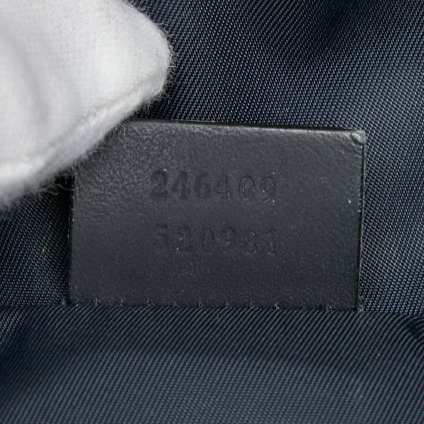 Gucci Black Leather Sling Bag
