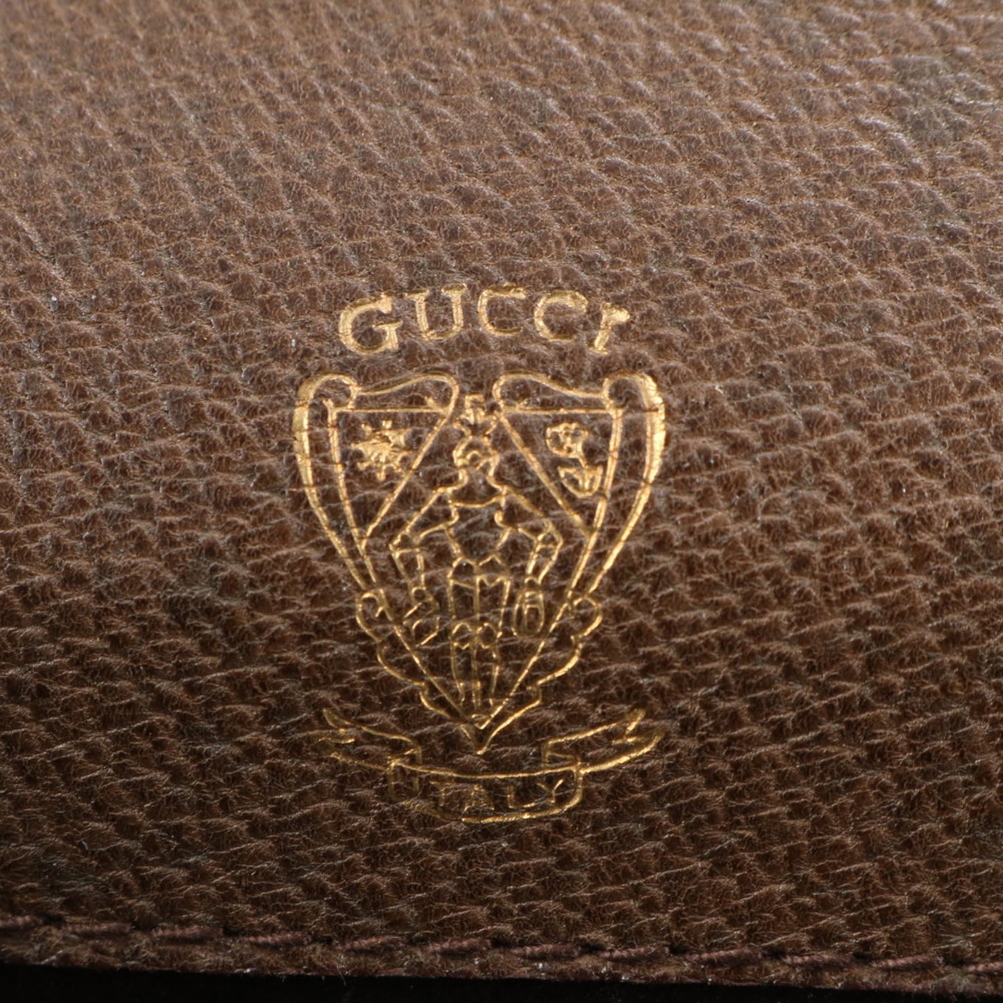 Gucci Brown Leather Shoulder Bag