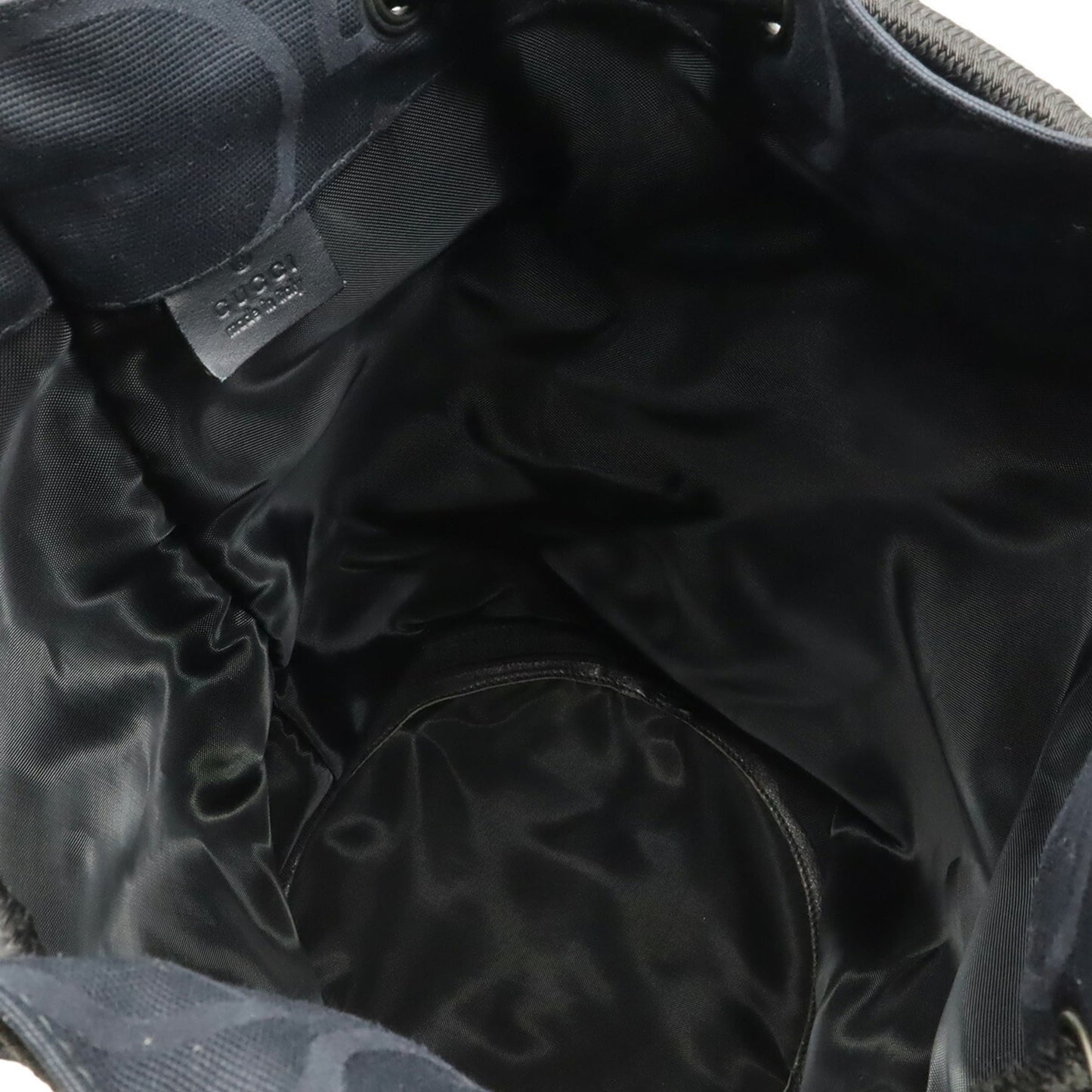 Gucci Black Canvas Shoulder Bag