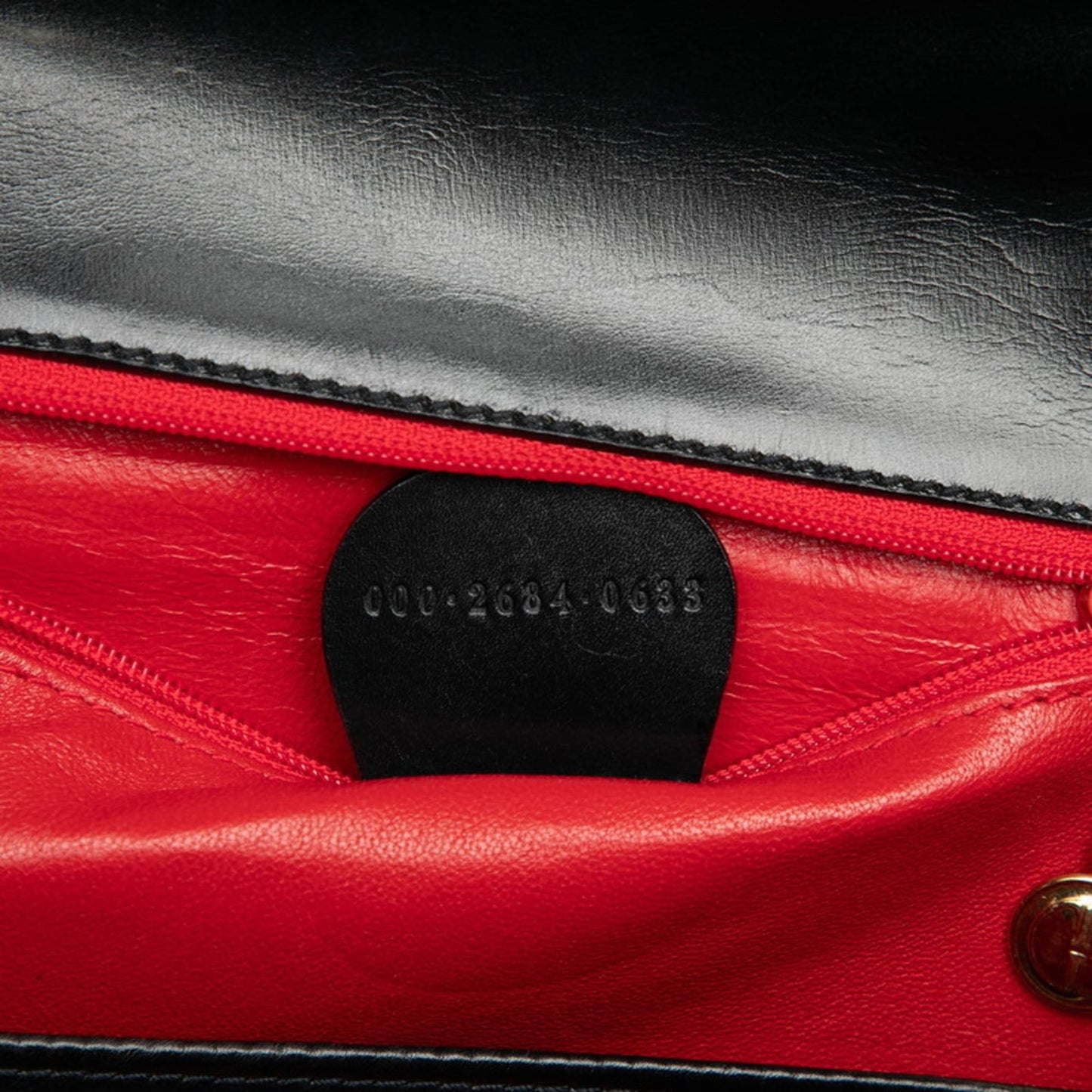 Gucci Black Leather Handbag Shoulder Bag