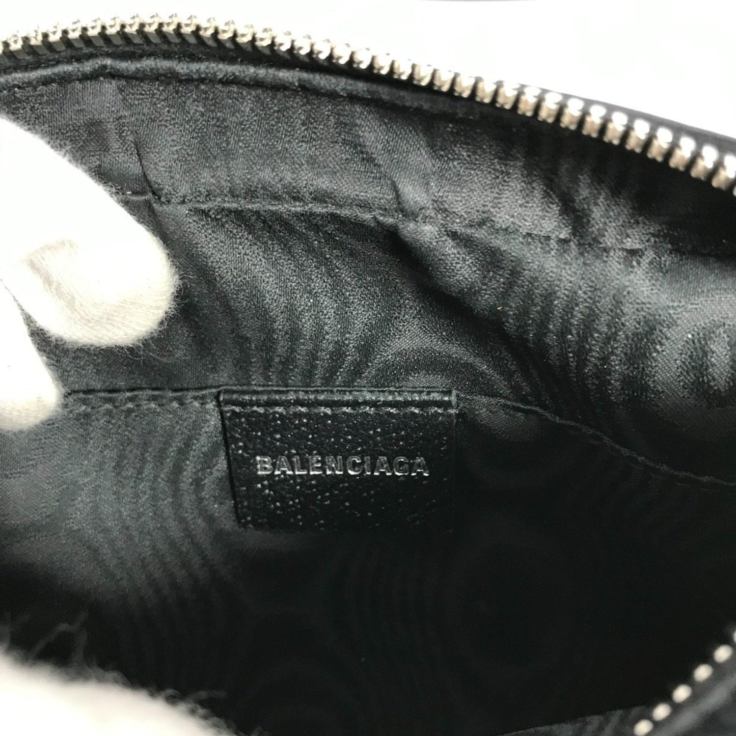Gucci Black Canvas Leather Pochette Shoulder Bag