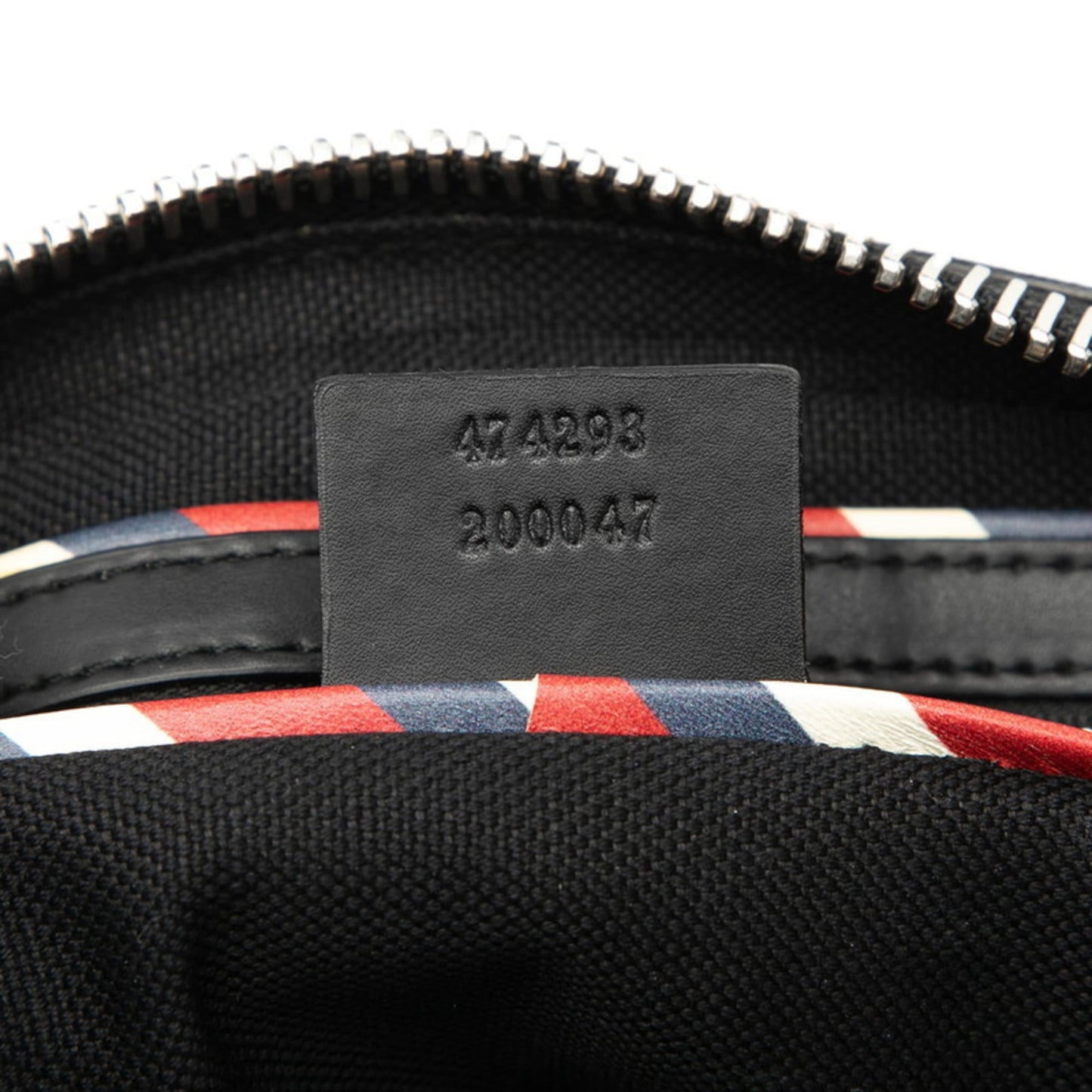 Gucci Black Multi-Color Pvc Leather Fanny Pack Sling Bag