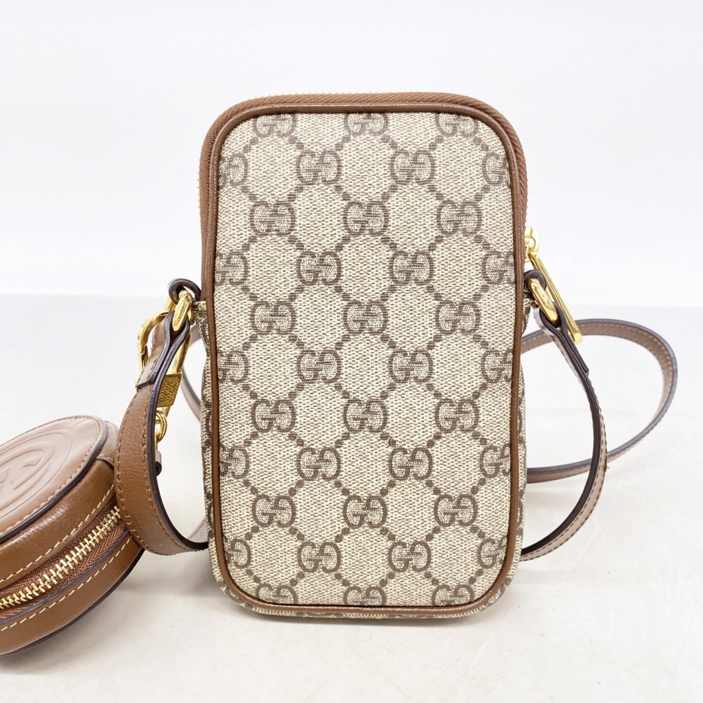 Gucci Brown Pvc Shoulder Bag