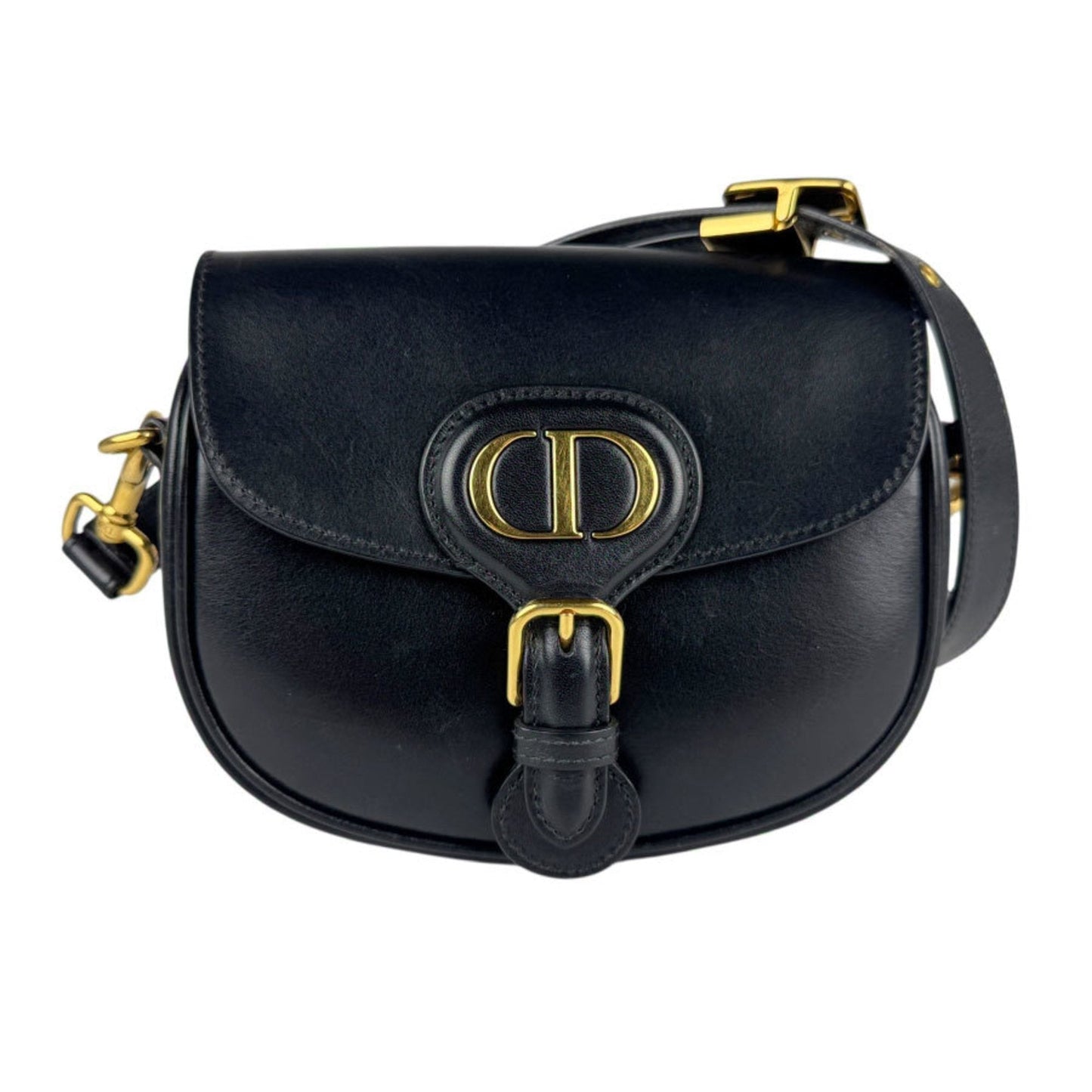 Dior Handbag Christian Shoulder Bag 32 Leather Black