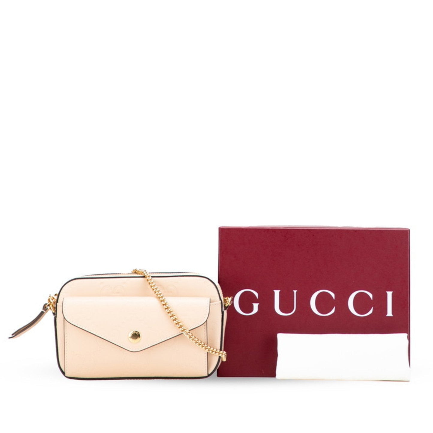 Gucci Beige Leather Shoulder Bag
