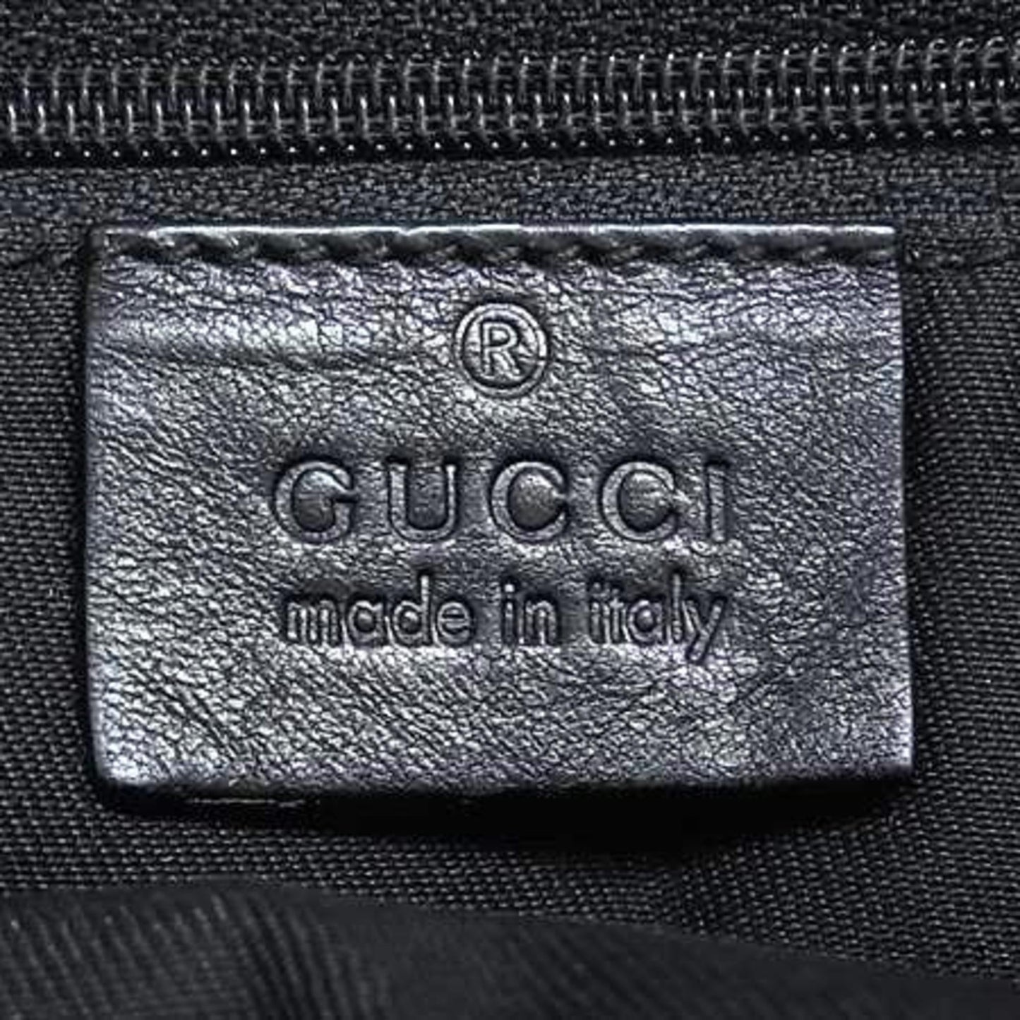 Gucci Sukey Black Leather Handbag Shoulder Bag Tote Bag