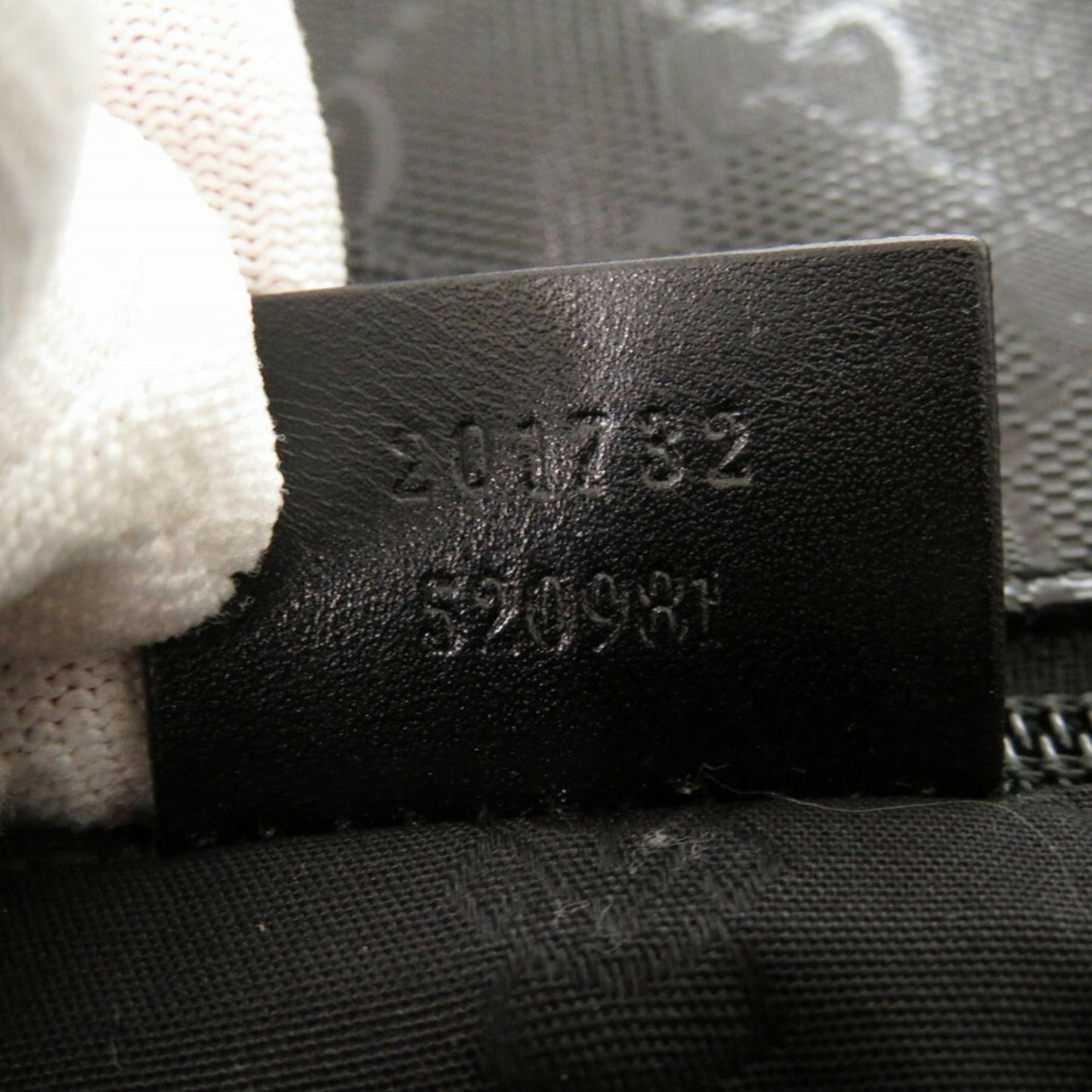 Gucci Black Coated Canvas Pvc Messenger Bag Shoulder Bag