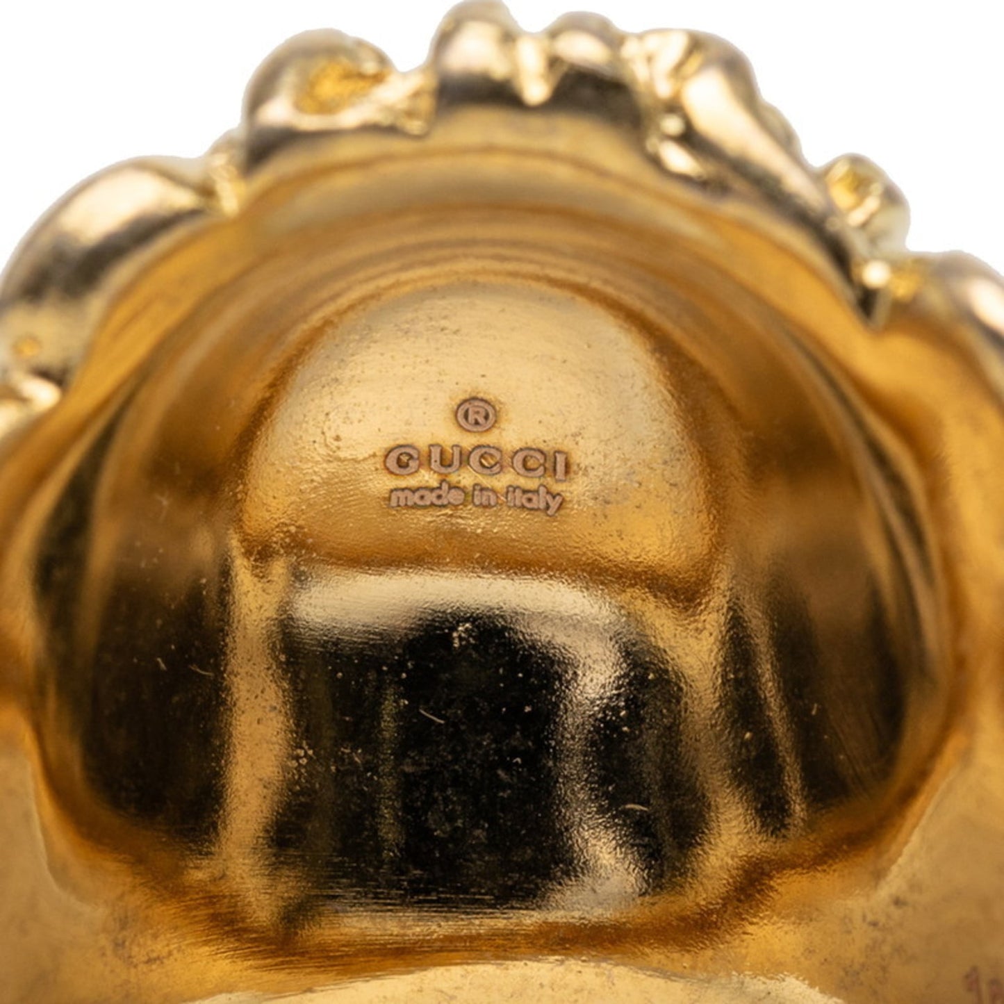 Gucci Gold Gold Plating Band Ring
