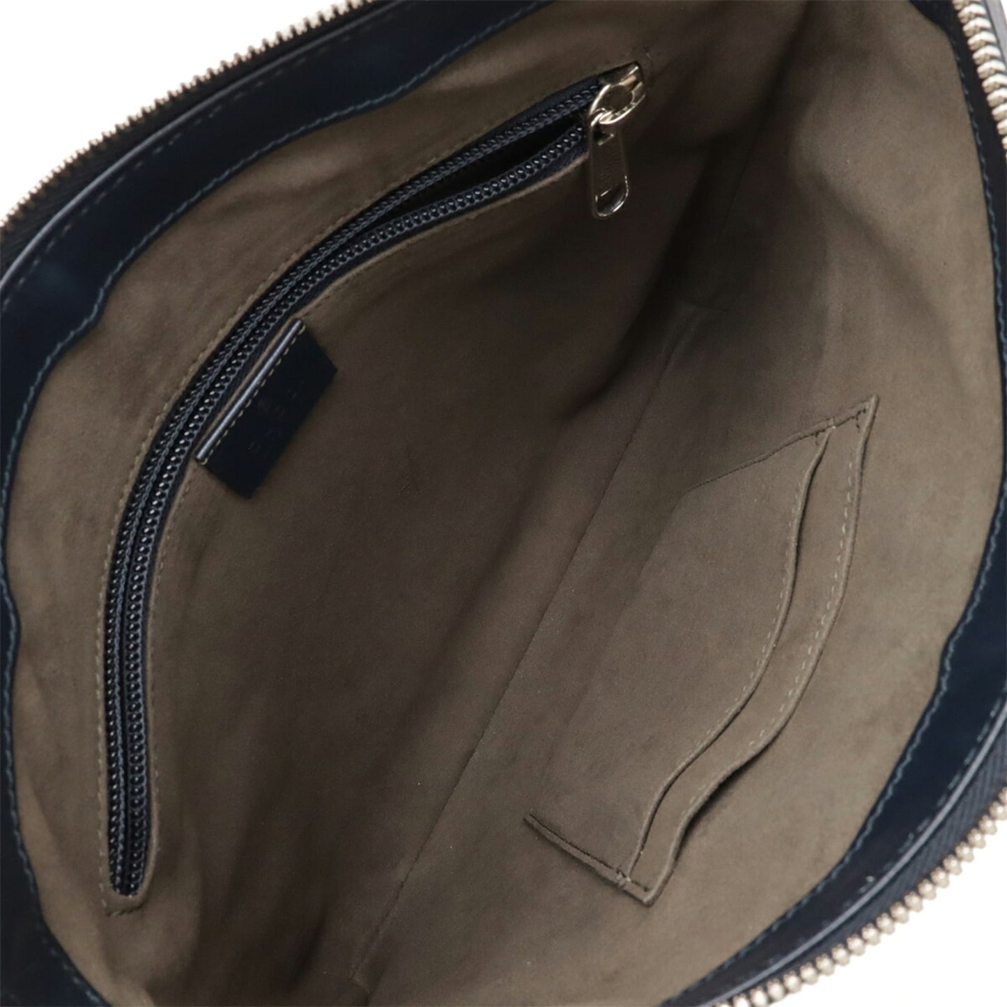 Gucci Guccissima Black Gg Leather Shoulder Bag