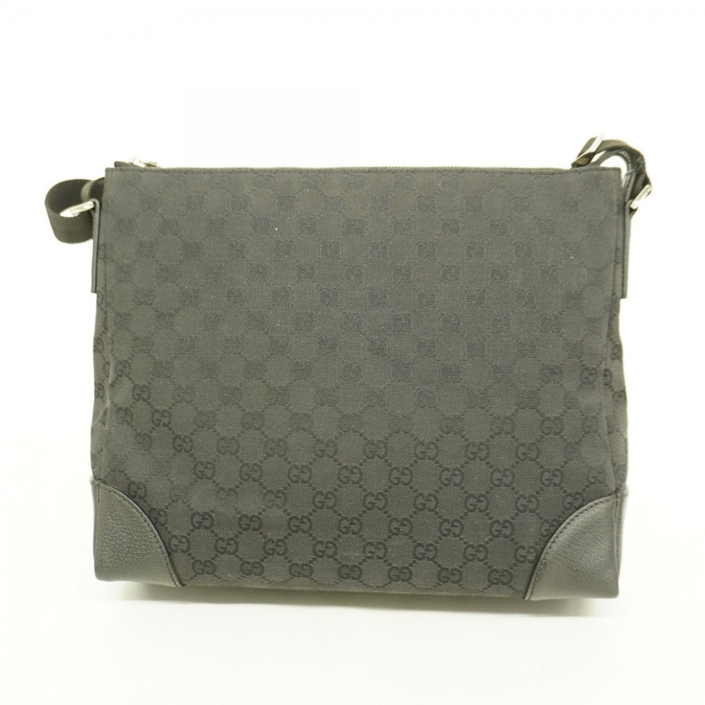 Gucci Black Canvas Shoulder Bag