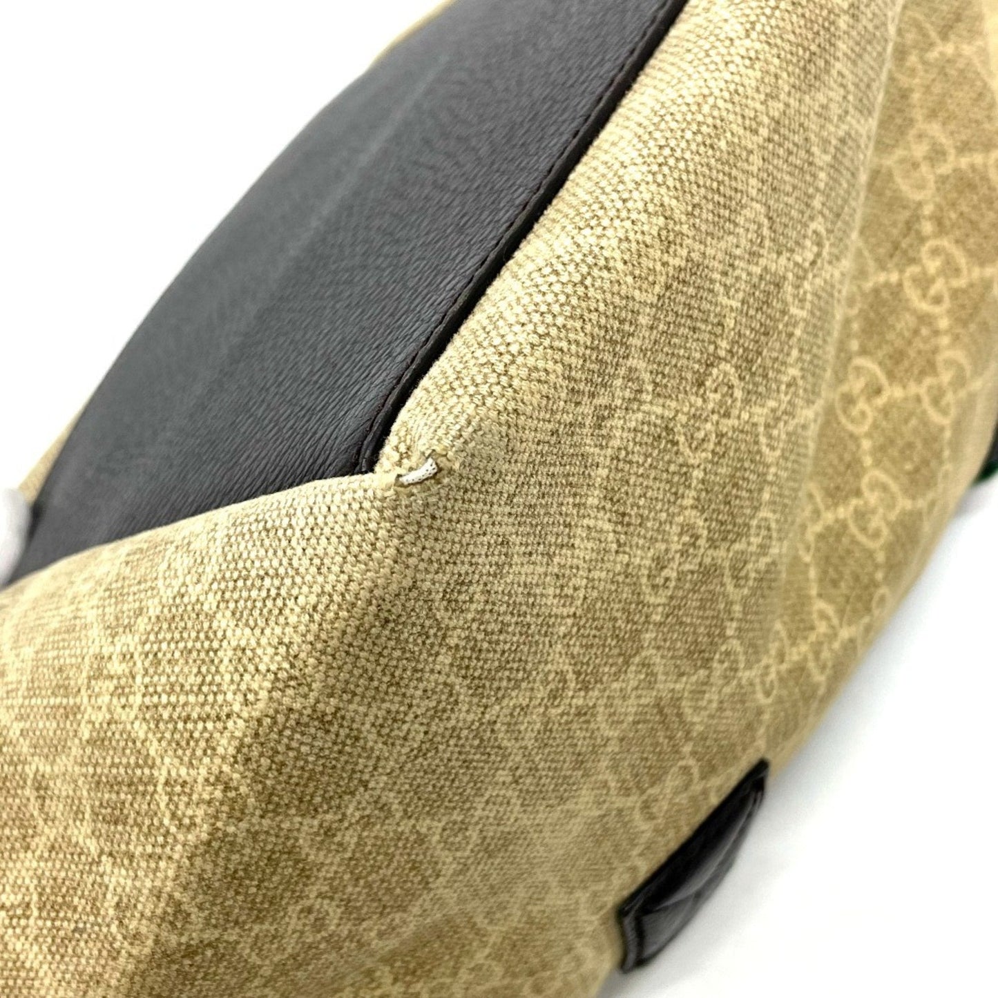 Gucci Beige Gg Canvas Tote Bag