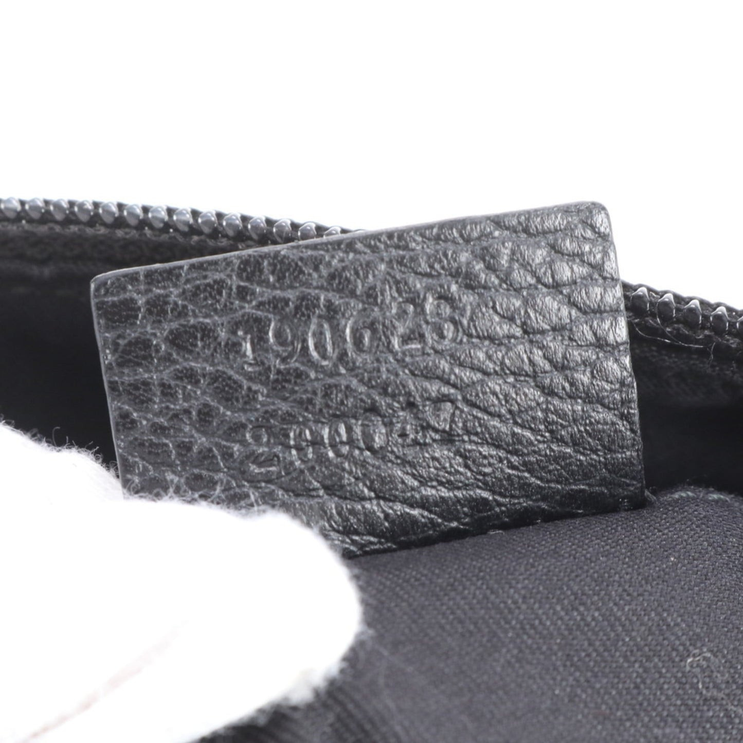 Gucci Black Leather Canvas Shoulder Bag