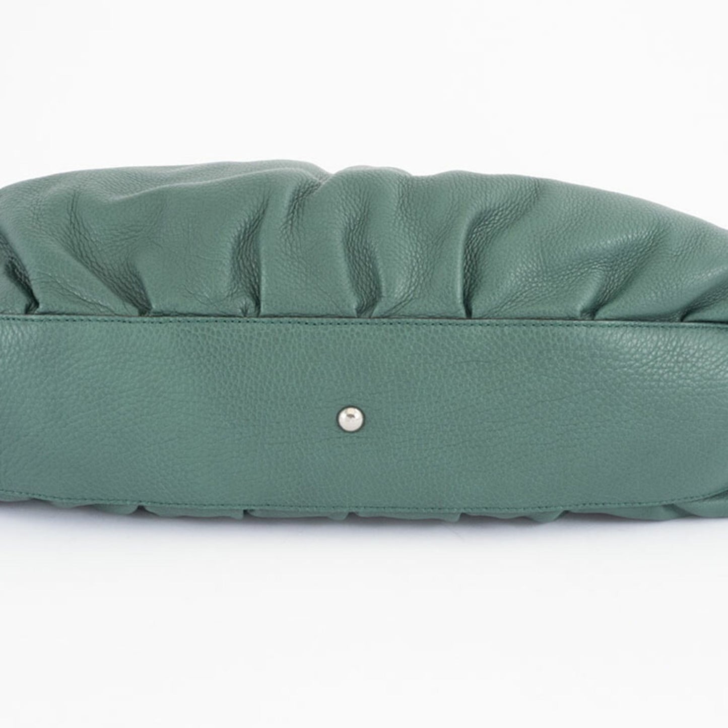 Gucci Abbey Green Leather Shoulder Bag Tote Bag