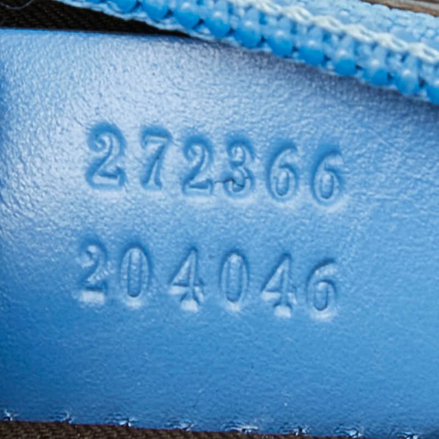Gucci Blue Leather Pouch