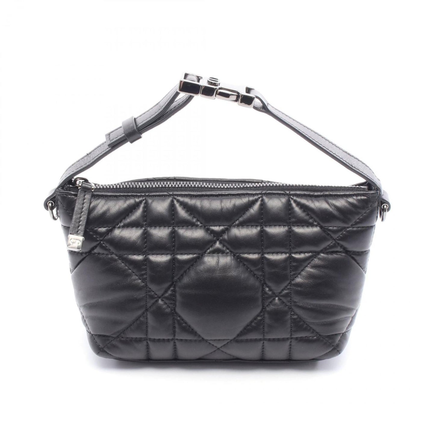 Dior Handbag Christian 13 Leather Black