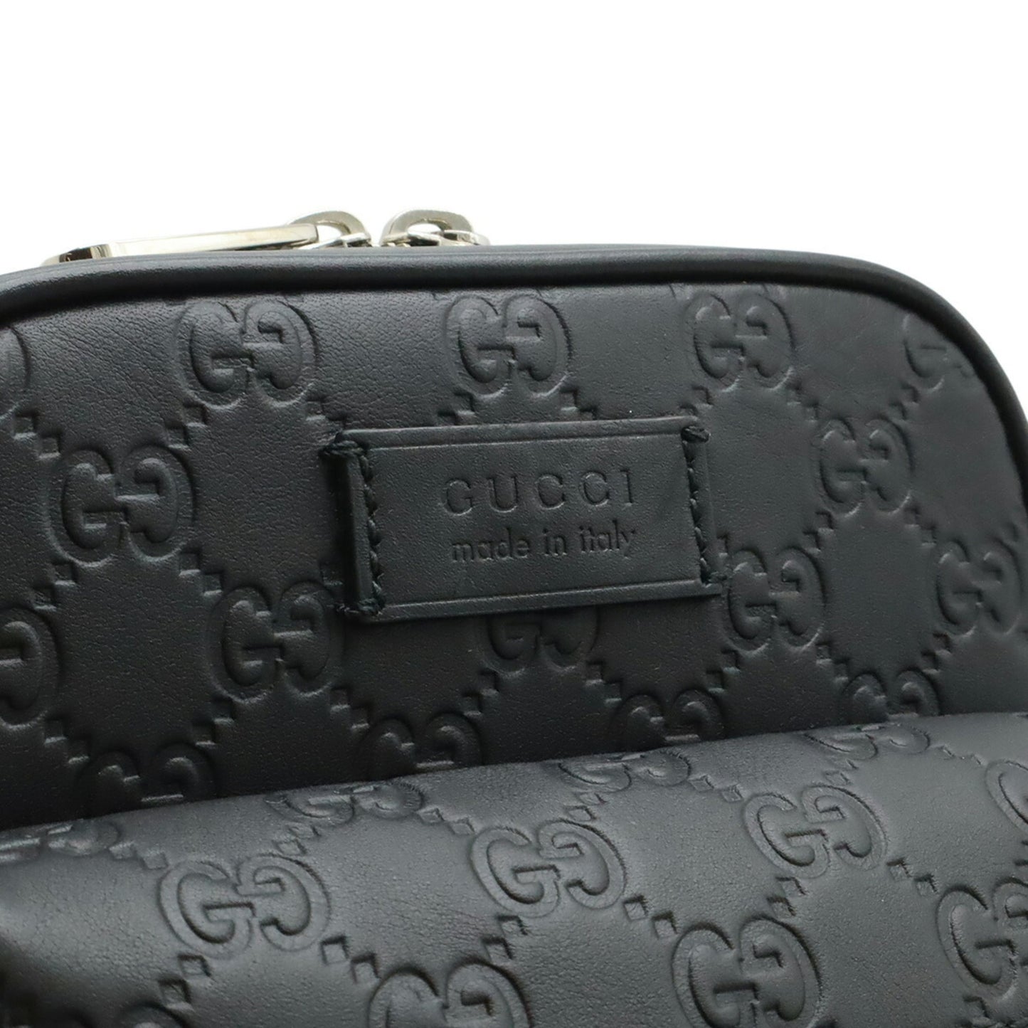 Gucci Black Leather Shoulder Bag