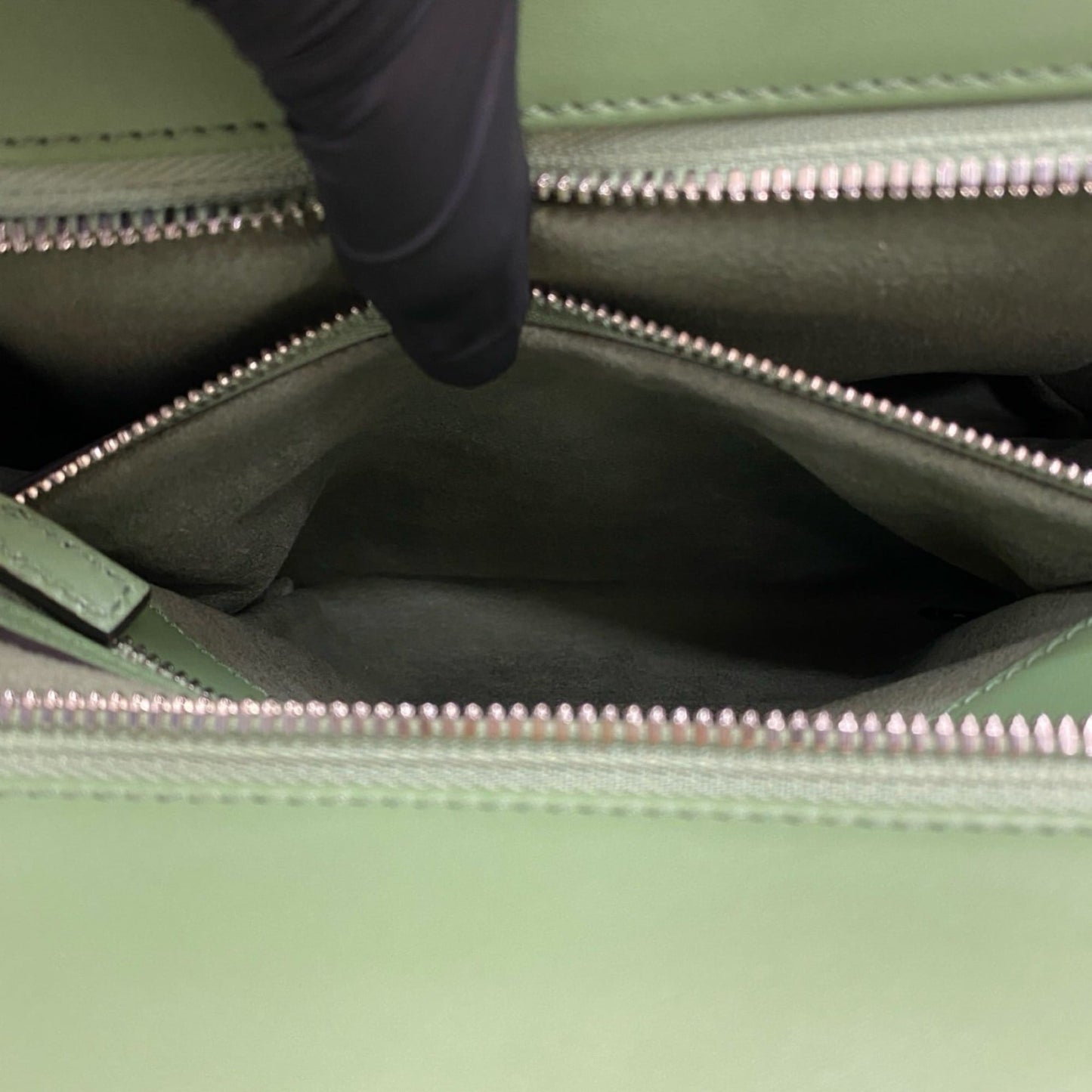 Gucci Green Leather Handbag Shoulder Bag