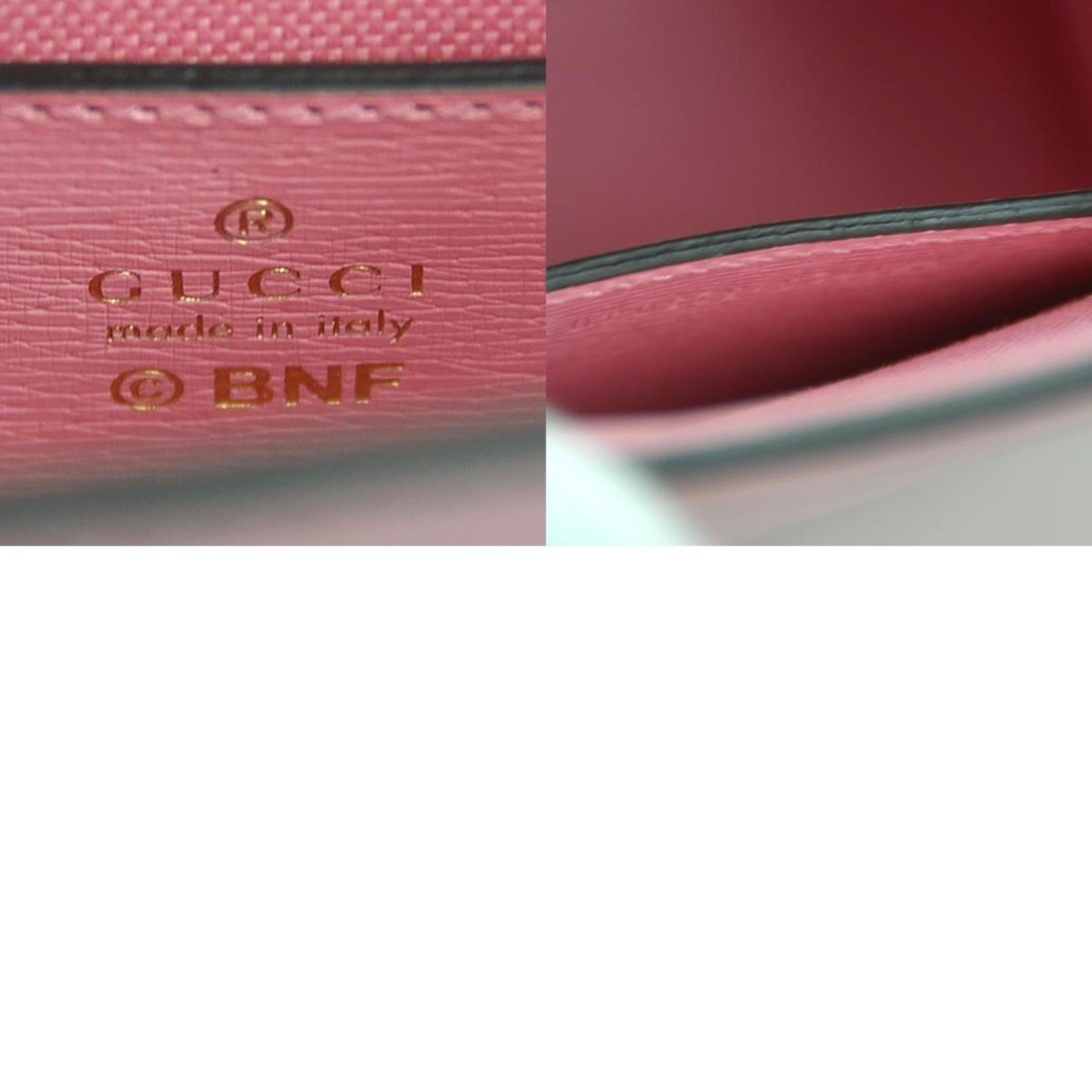 Gucci Pink Leather Handbag Shoulder Bag
