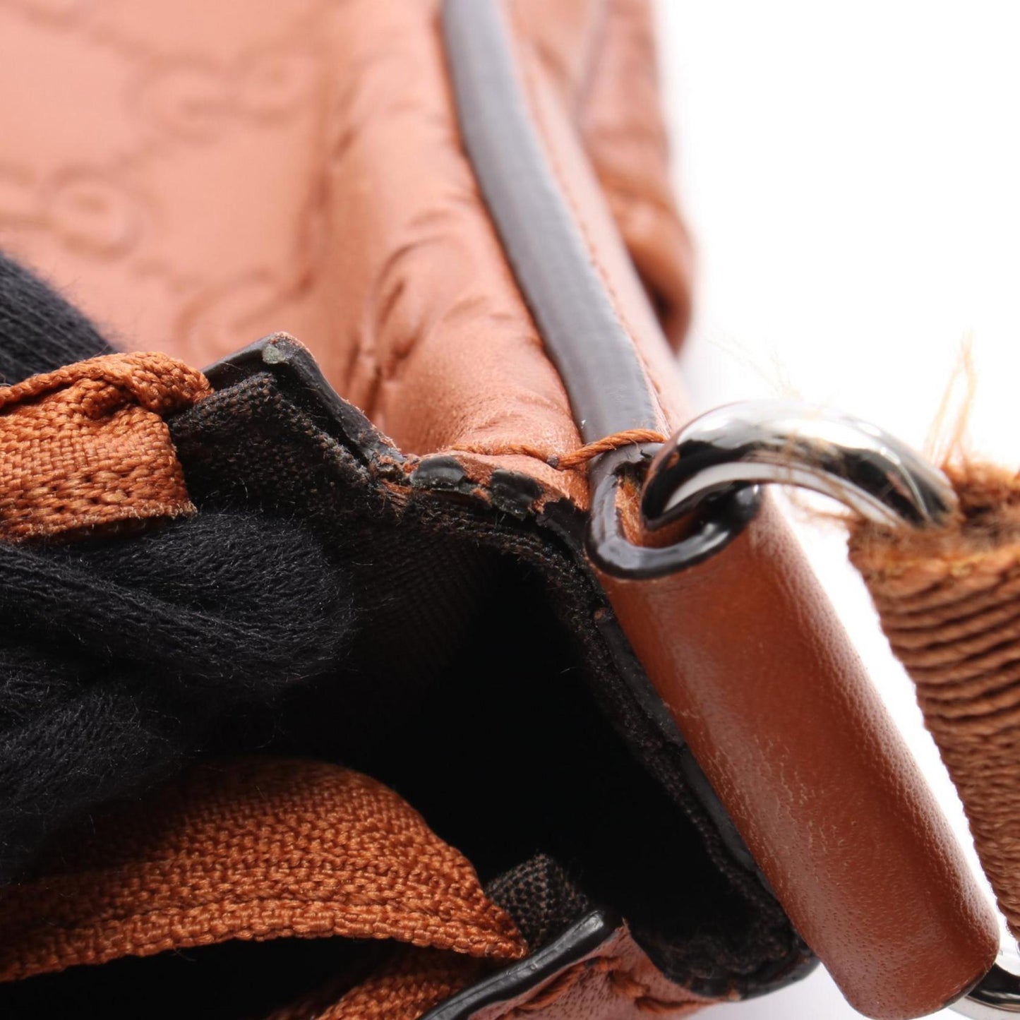 Gucci Brown Leather Shoulder Bag
