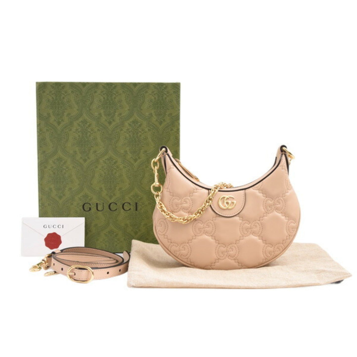 Gucci Beige Leather Handbag Shoulder Bag