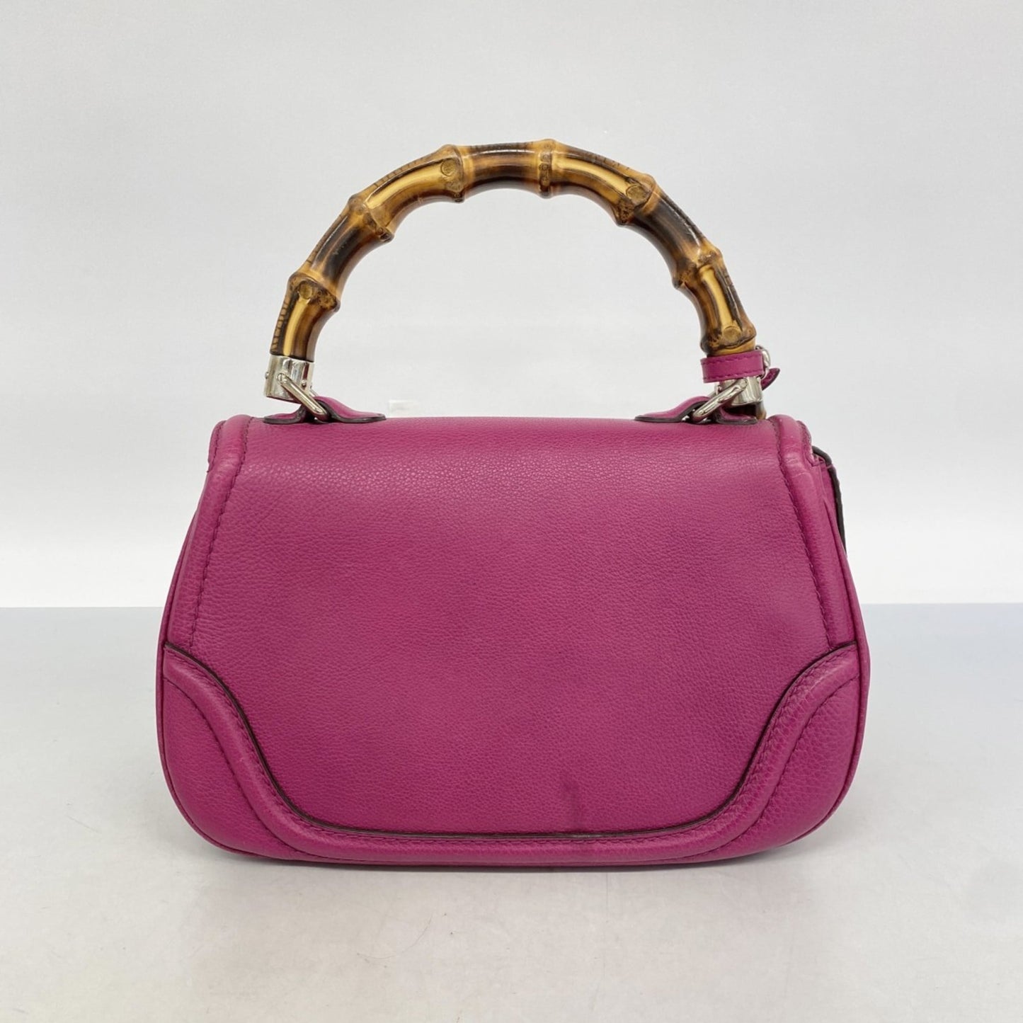 Gucci Purple Leather Handbag