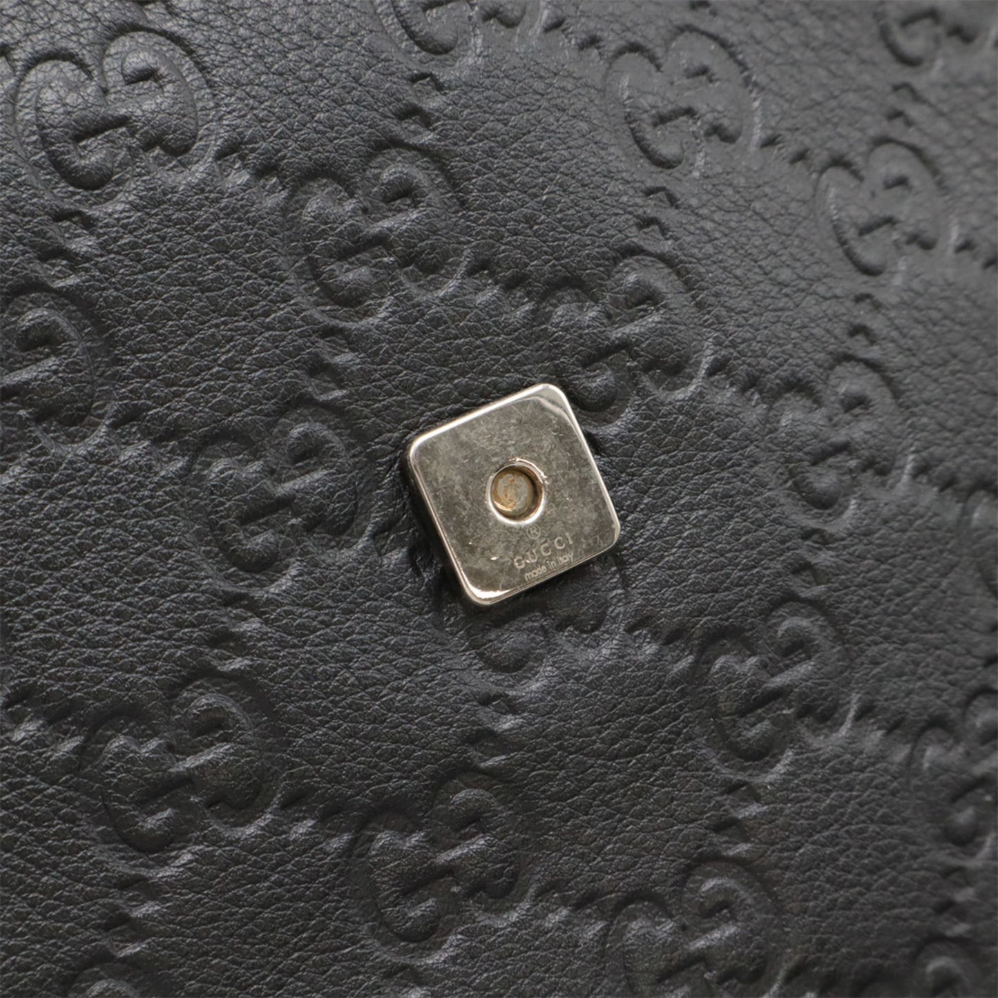 Gucci Black Leather Shoulder Bag