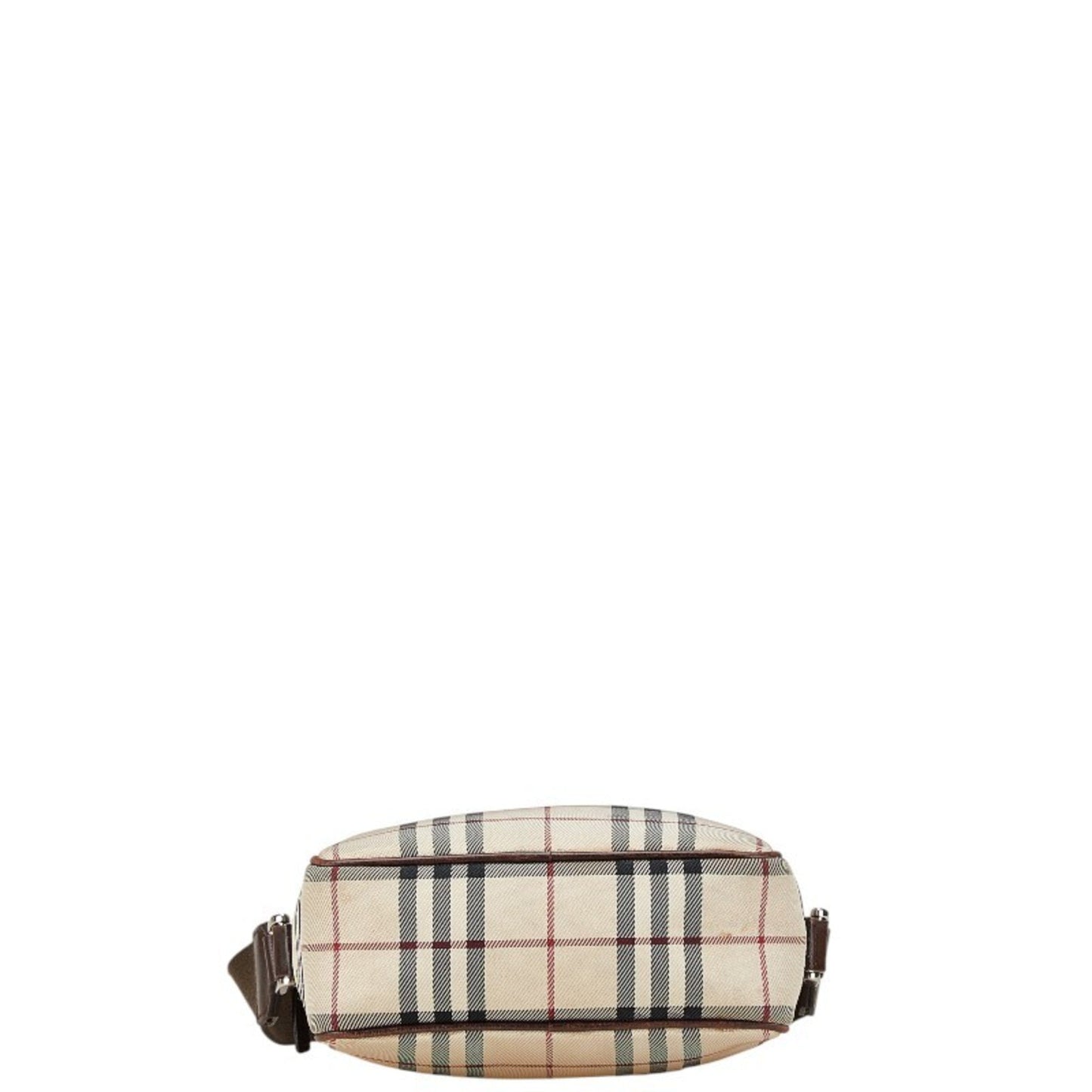 Burberry Shoulder Bag Leather Canvas Brown Shoulder Bag 7