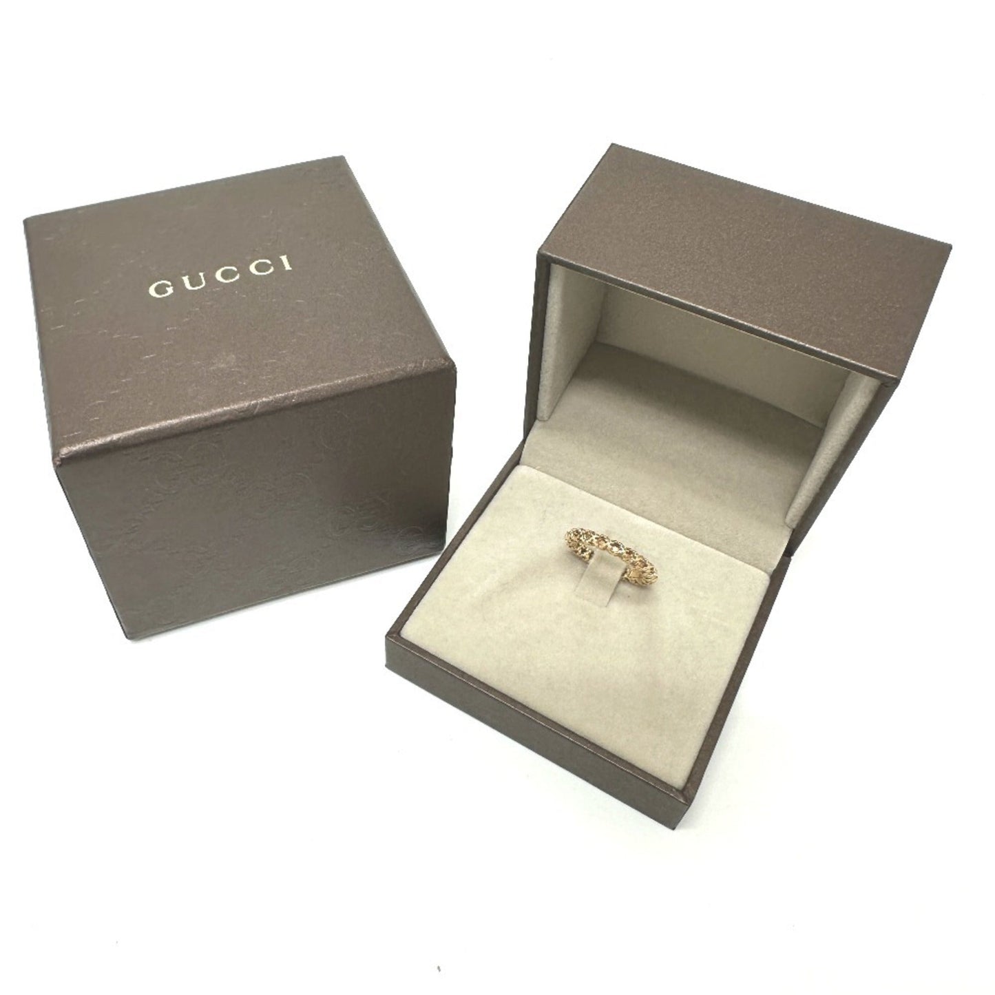 Gucci Gold Pink Gold (18K) Band Ring