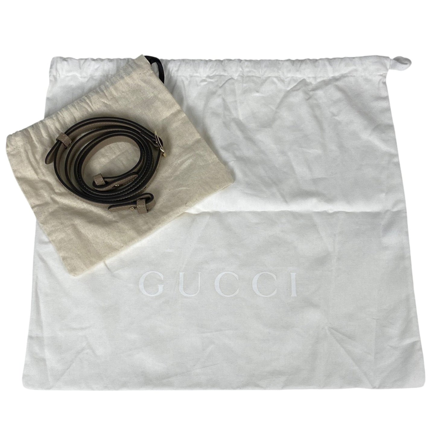 Gucci Beige Leather Handbag Shoulder Bag