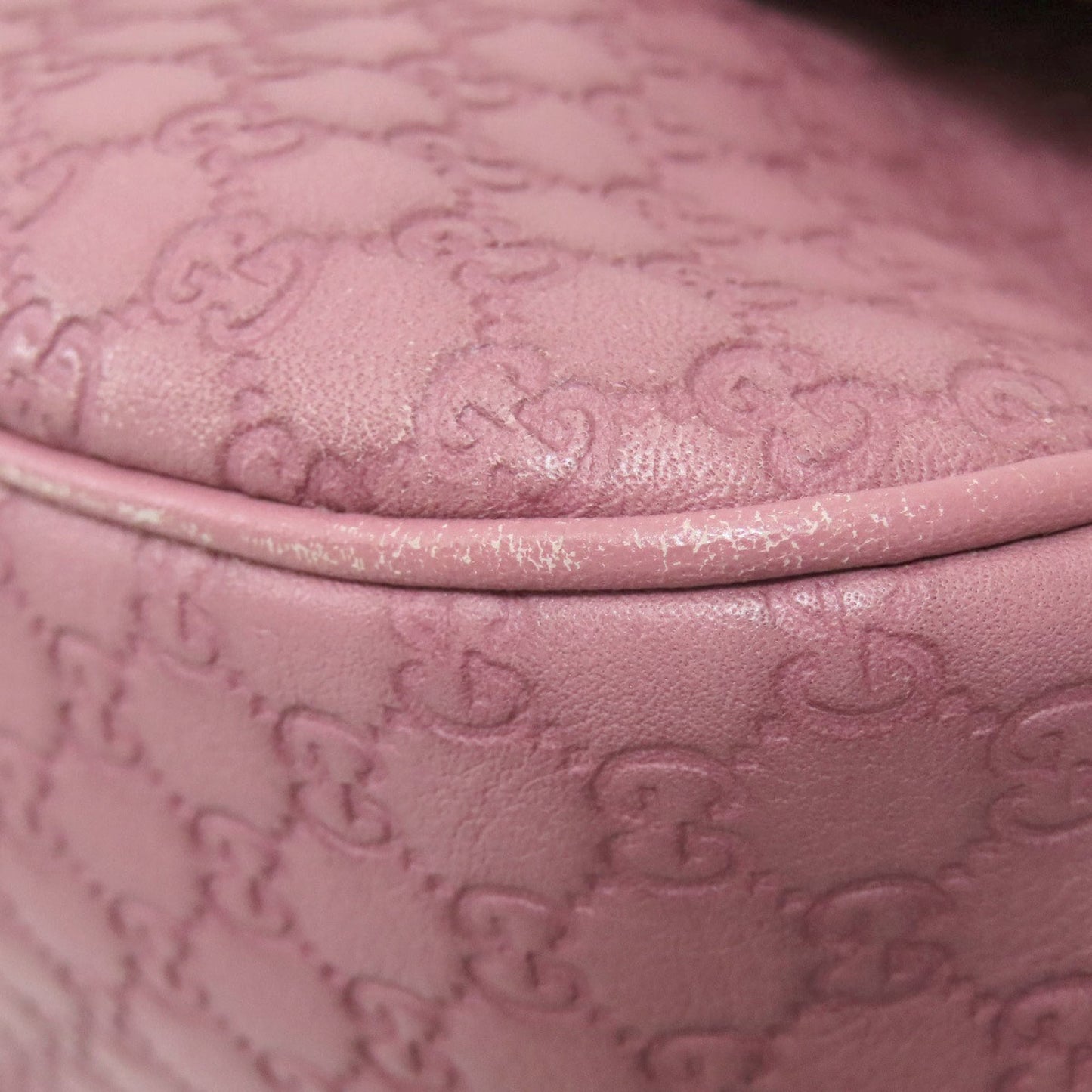 Gucci Pink Leather Shoulder Bag