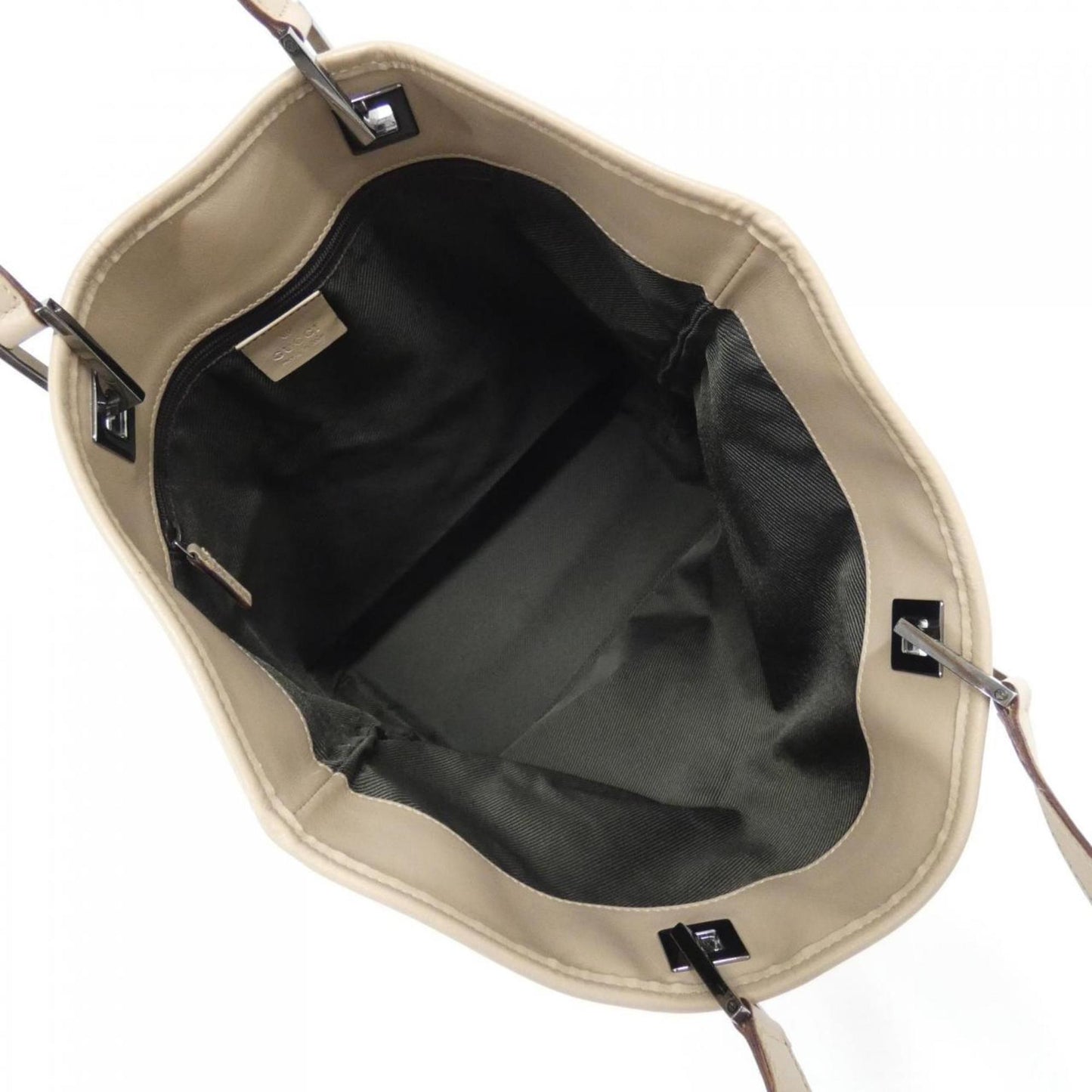 Gucci Beige Gg Canvas Handbag