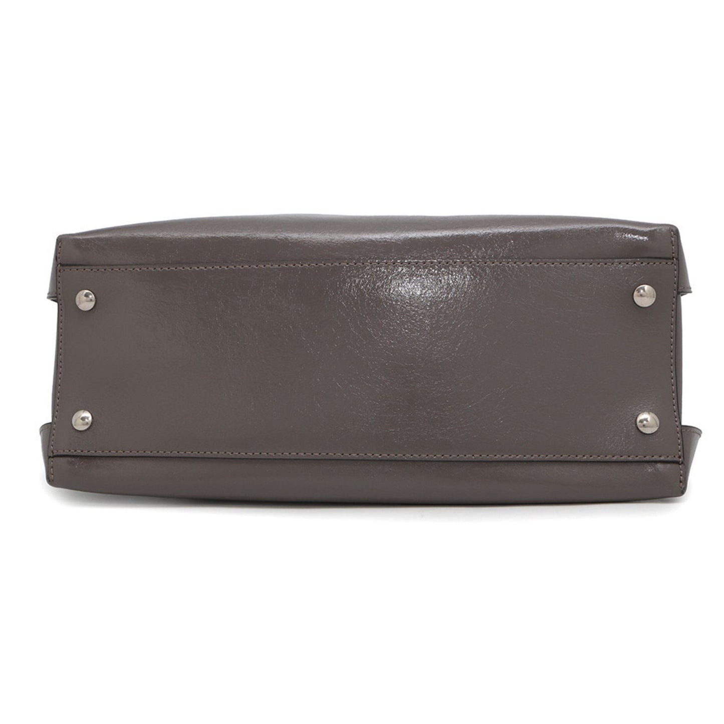 Burberry Handbag Shoulder Bag Leather Gray Handbag Shoulder Bag