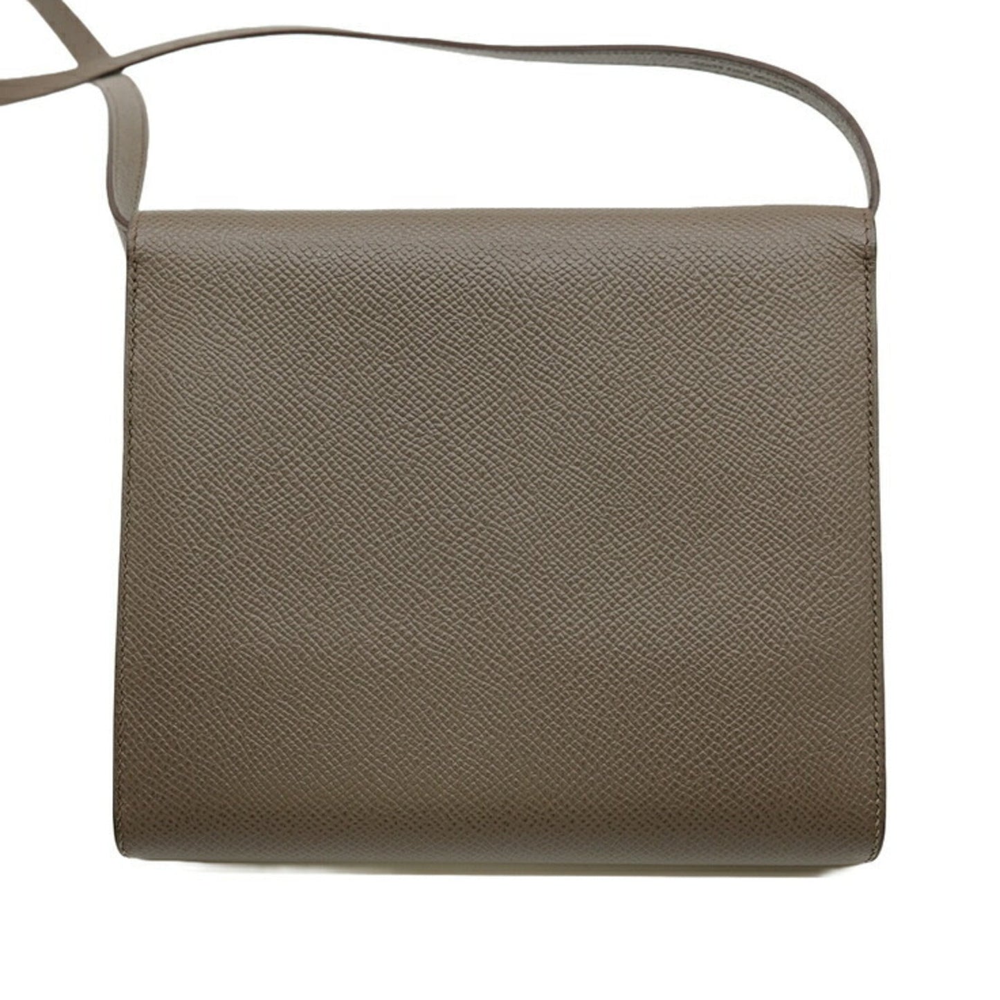 Hermes Etoupe Epsom Shoulder Bag Leather Gray Shoulder Bag 3