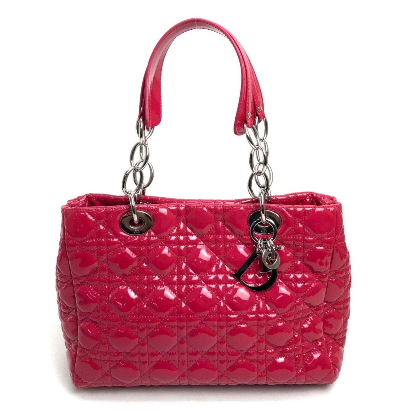 Dior Handbag Christian 9 Leather Pink