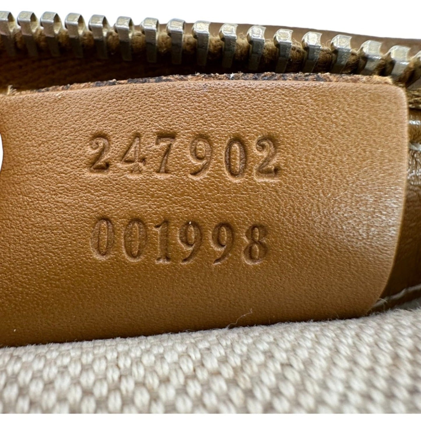 Gucci Beige Brown Canvas Shoulder Bag Tote Bag