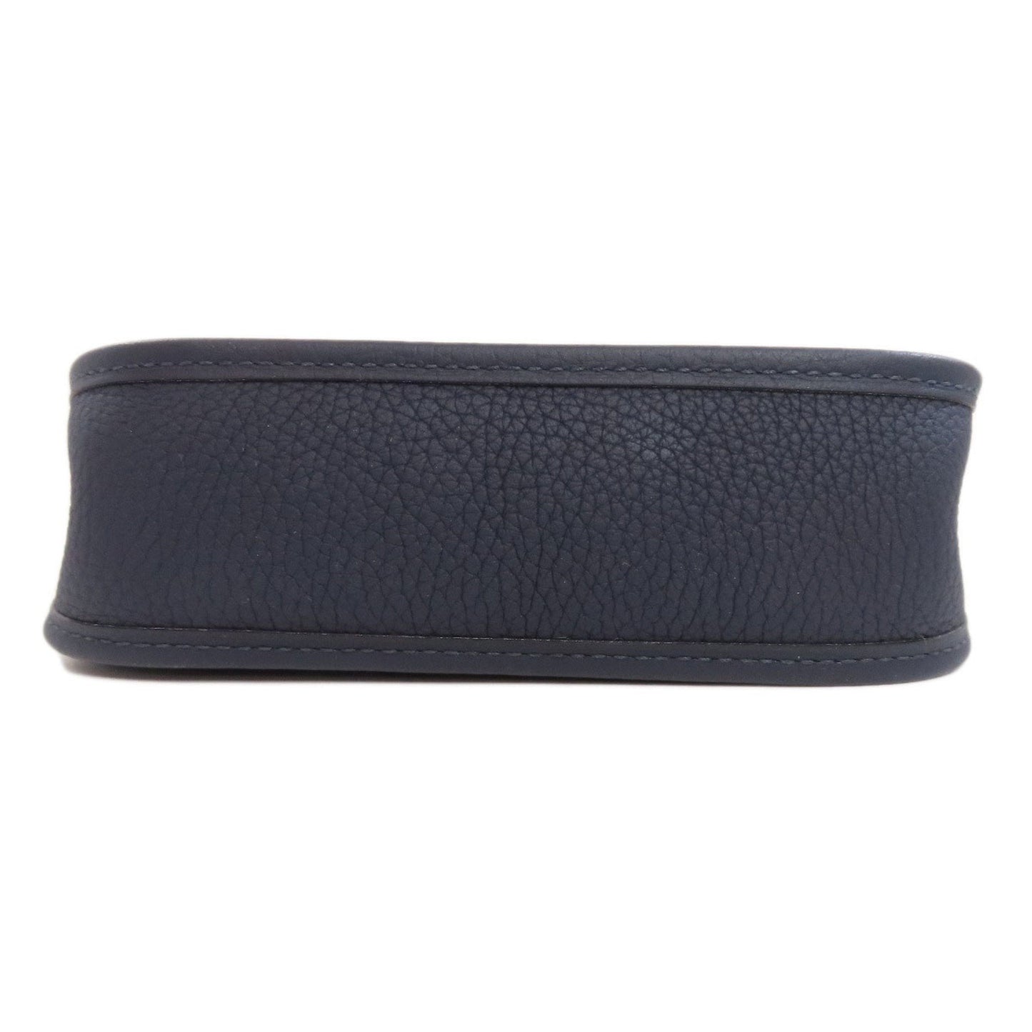 Hermes Taurillon Clemence Shoulder Bag Leather Navy Shoulder Bag 2