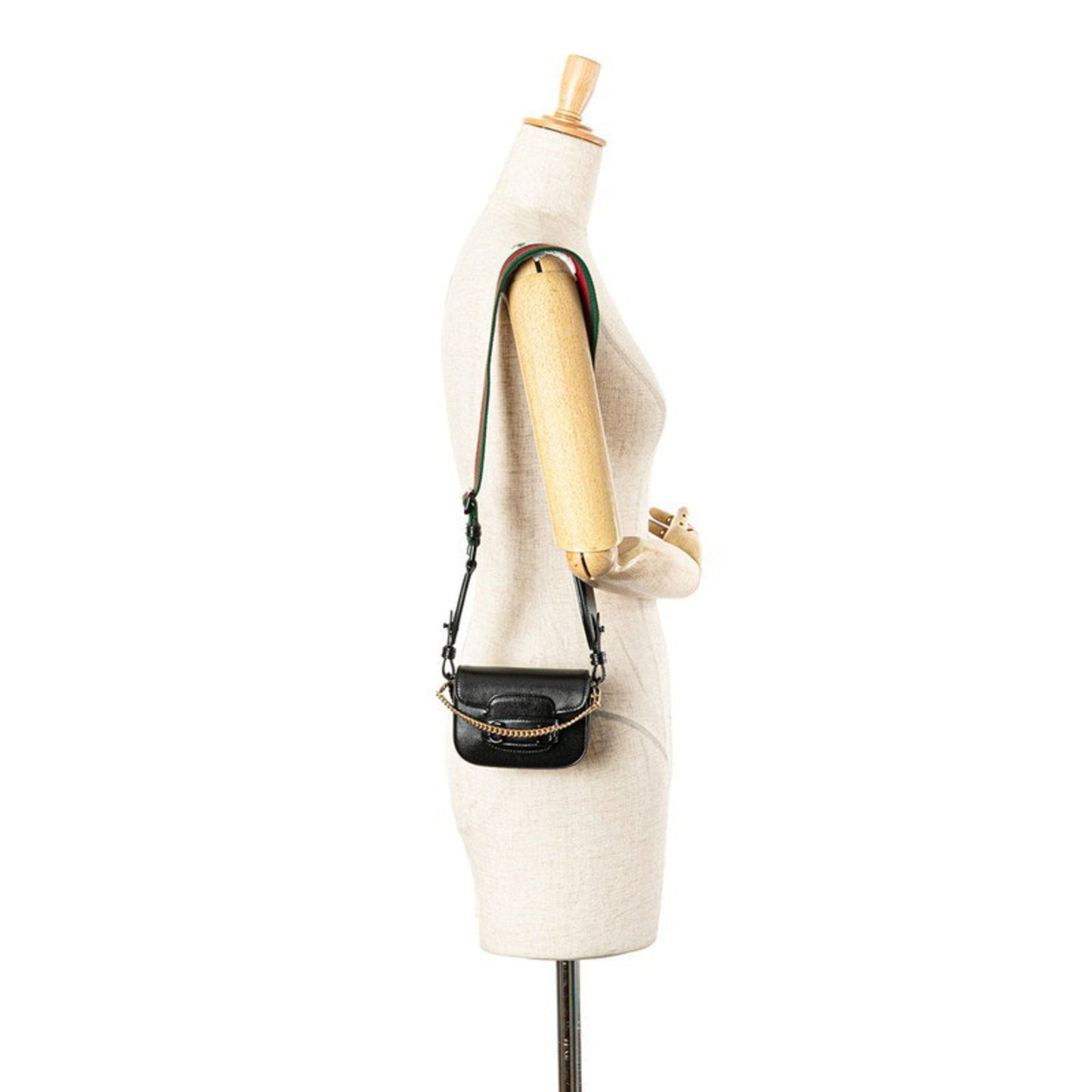 Gucci Black Pvc Leather Shoulder Bag
